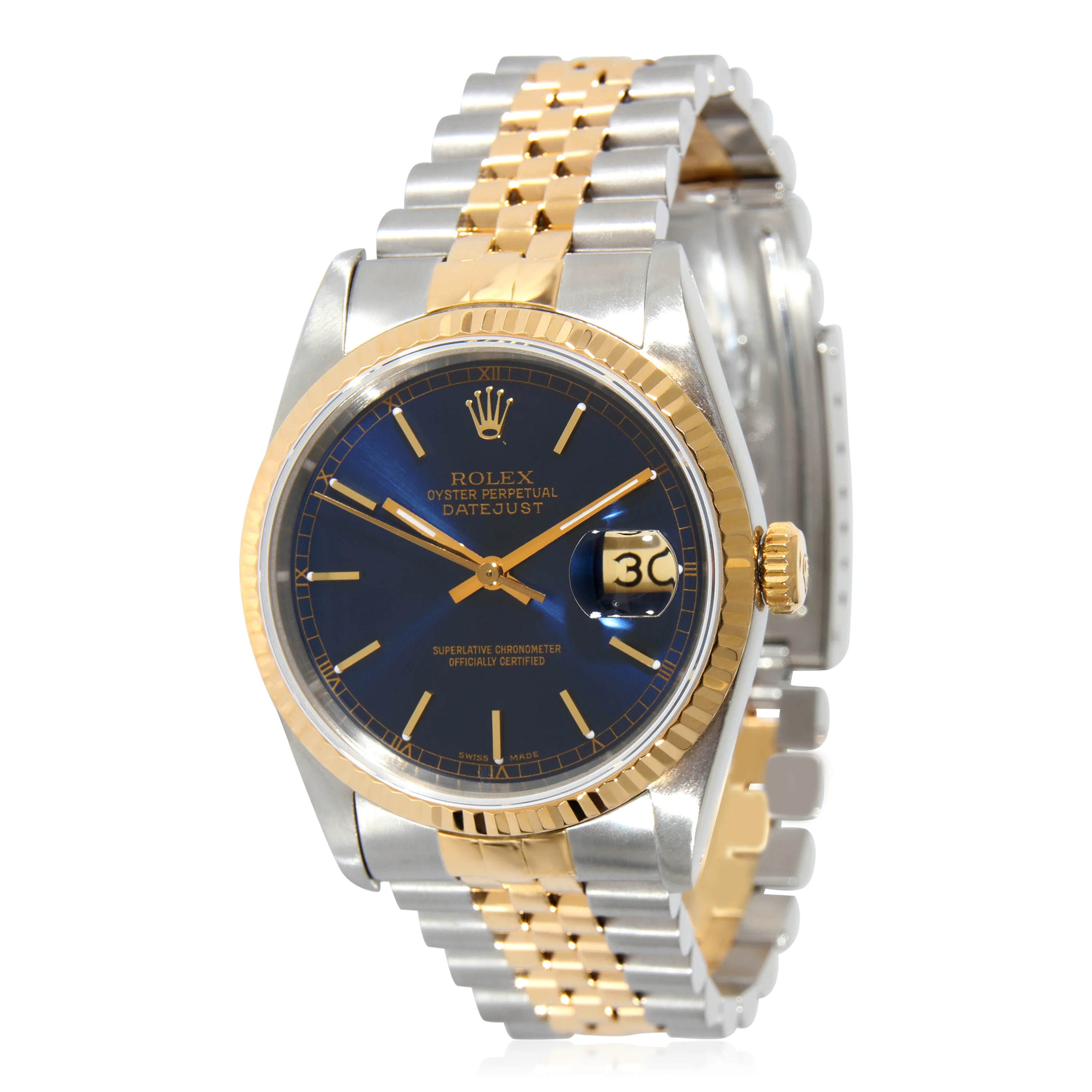 Rolex Datejust 16233 Mens Watch in 18kt Stainless Steel/Yellow Gold - Image 5