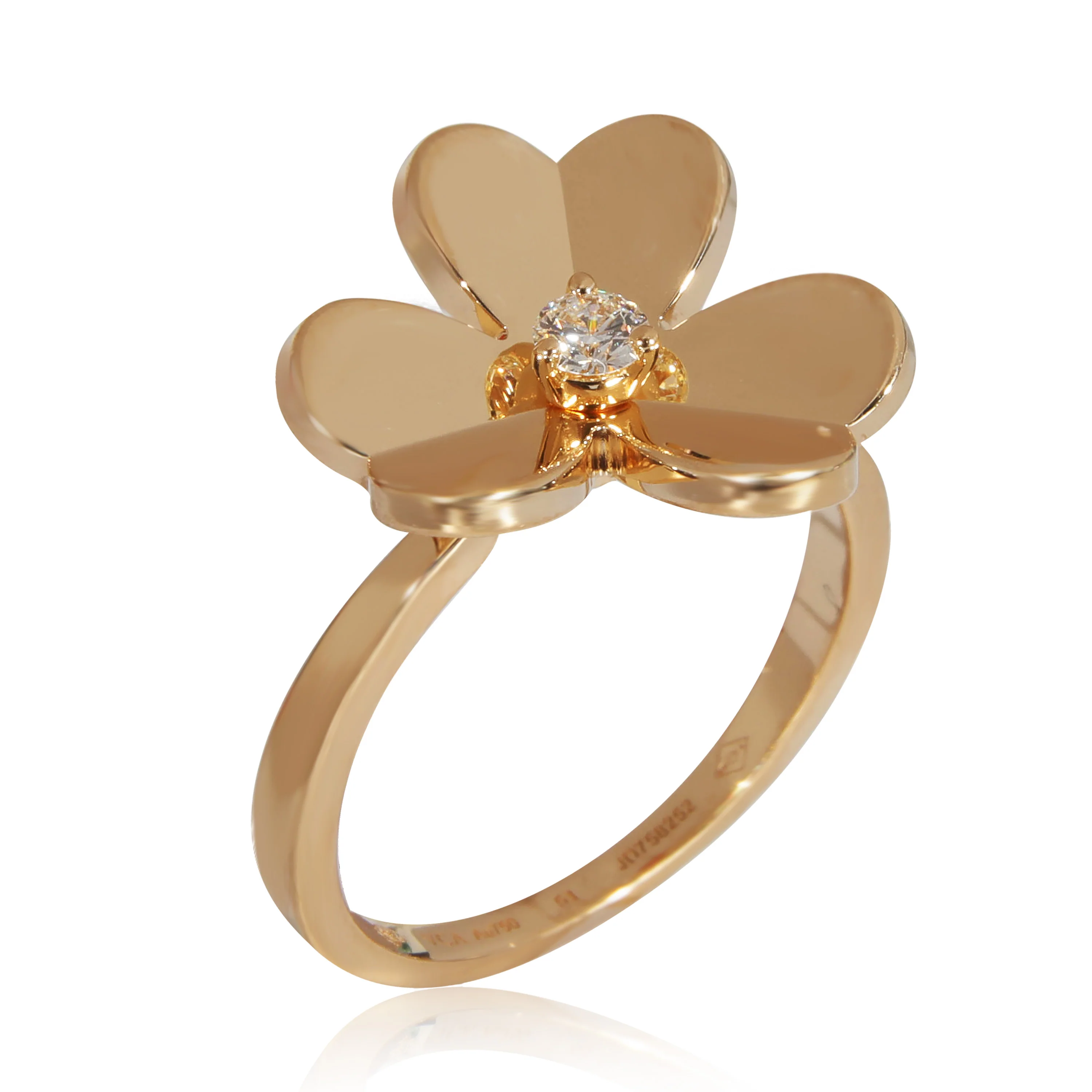 Frivole Ring in 18k Yellow Gold 0.09 CTW, Small Model - Image 3