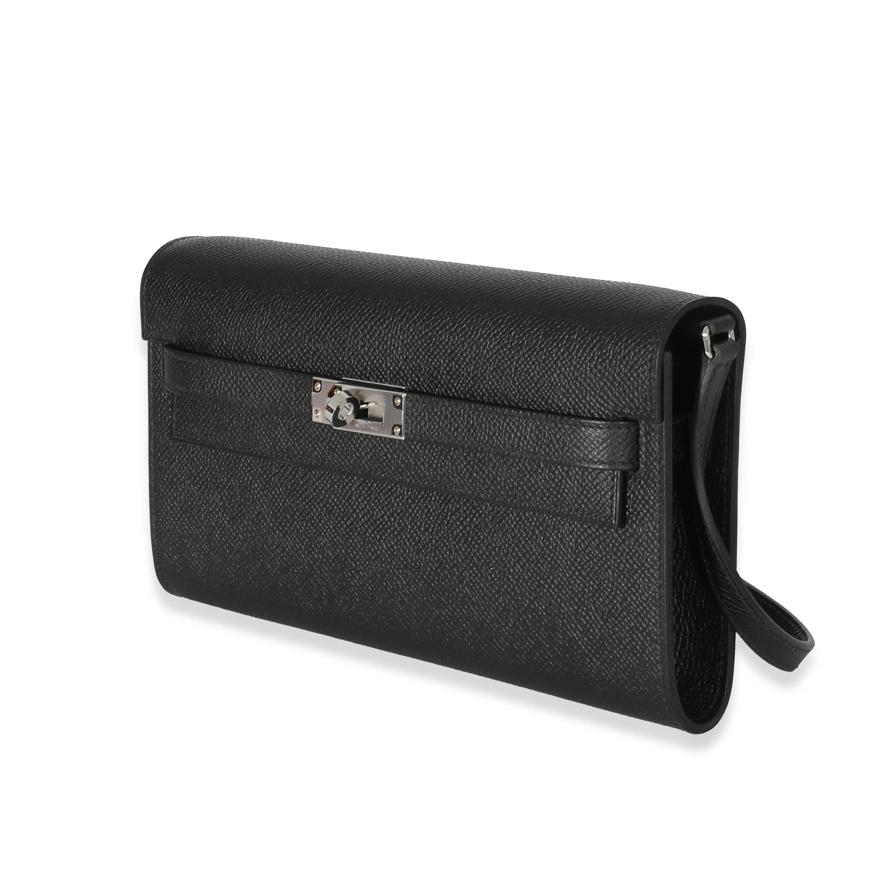 Hermes Black Epsom Kelly To Go PHW - Image 2