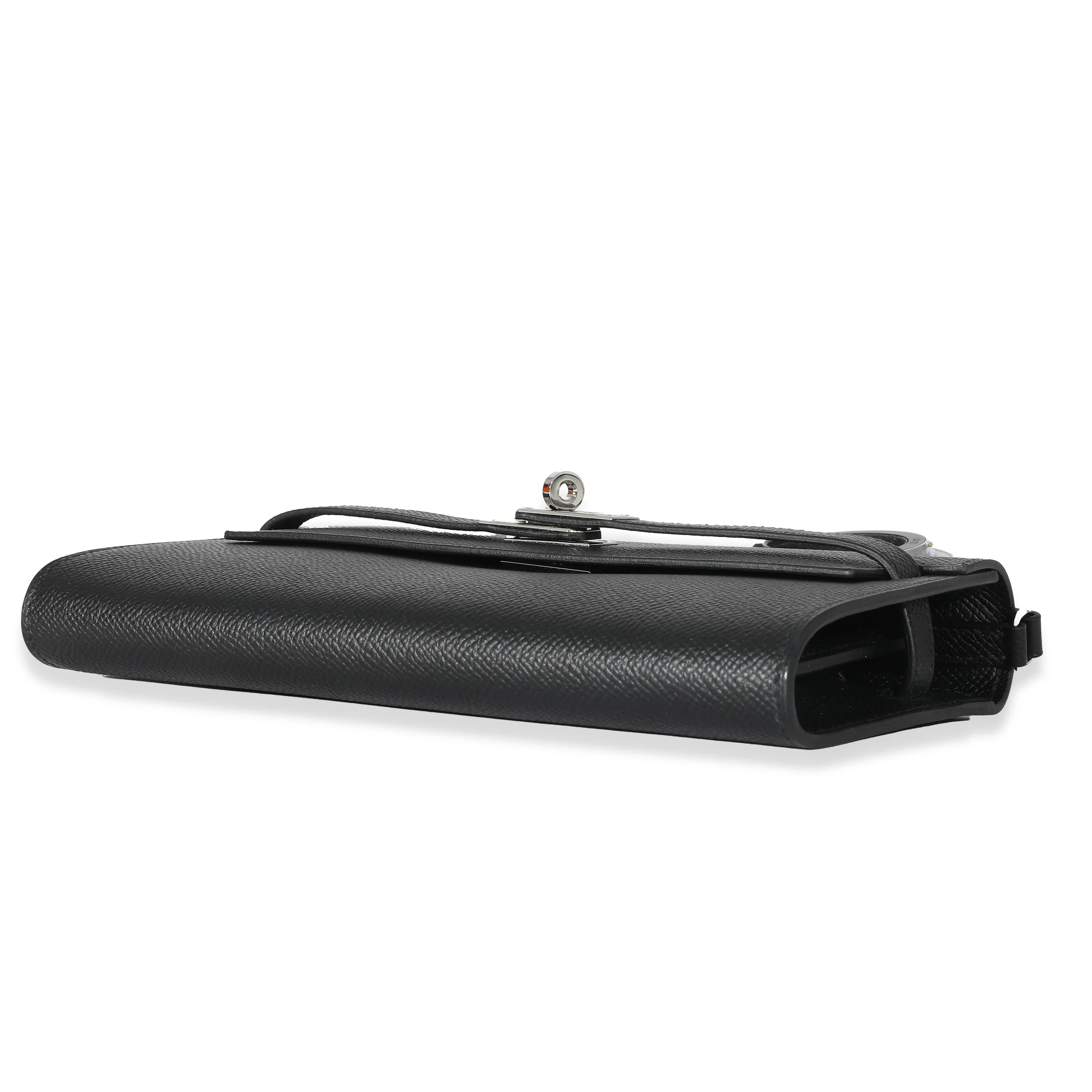 Hermes Black Epsom Kelly To Go PHW - Image 7