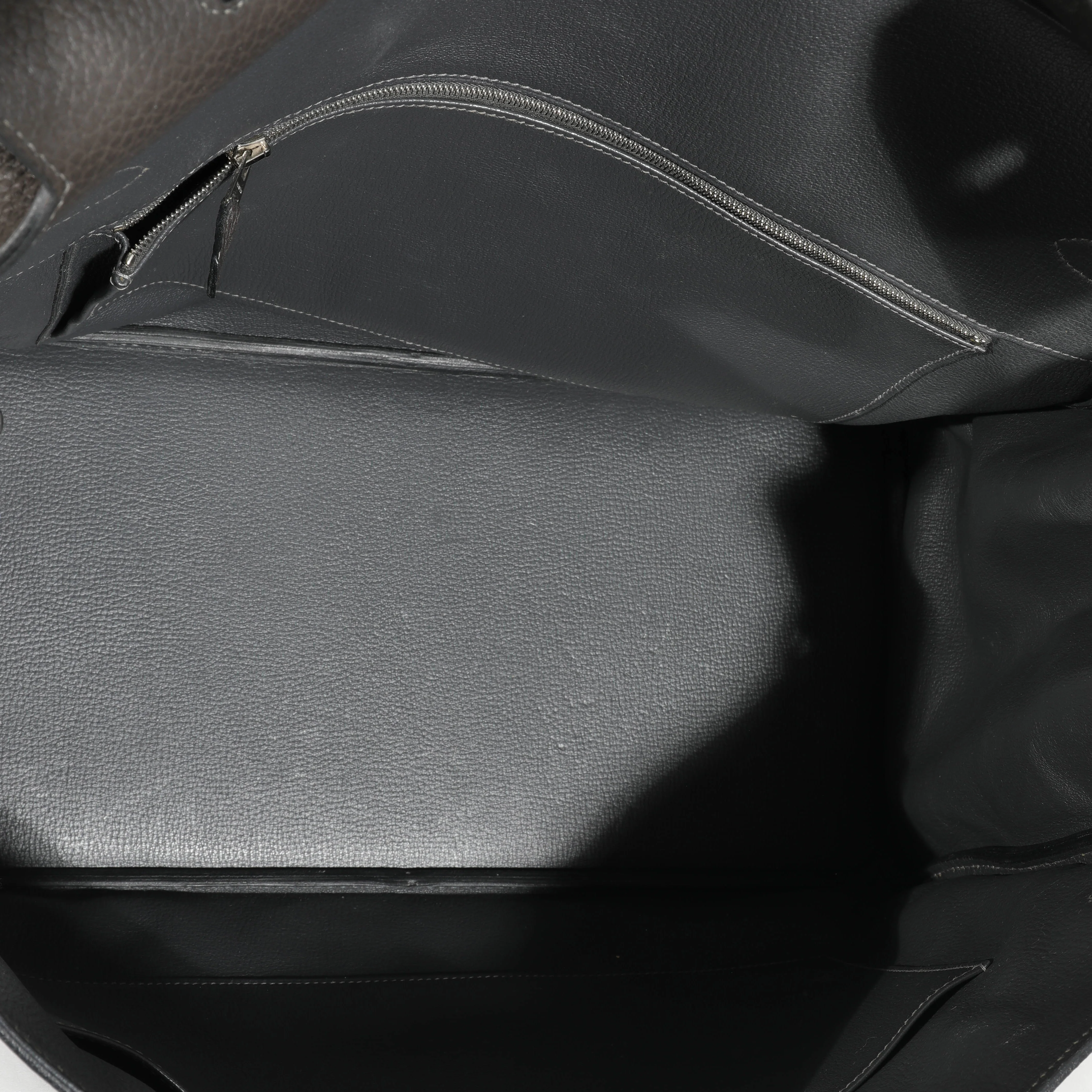 Hermès Graphite Clemence Birkin 40 PHW - Image 6