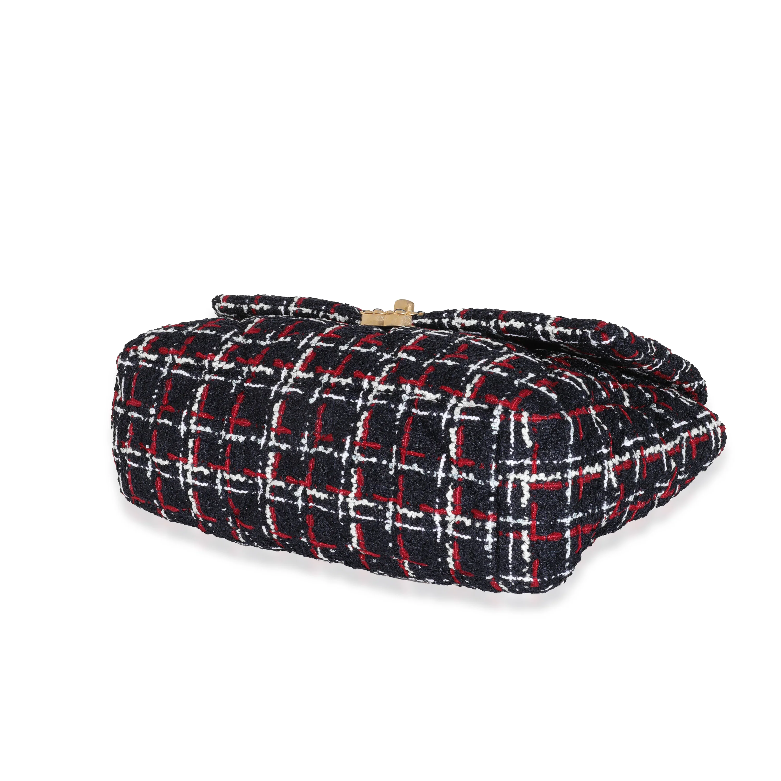 Chanel Navy Multicolor Medium Chanel 19 Bag - Image 6