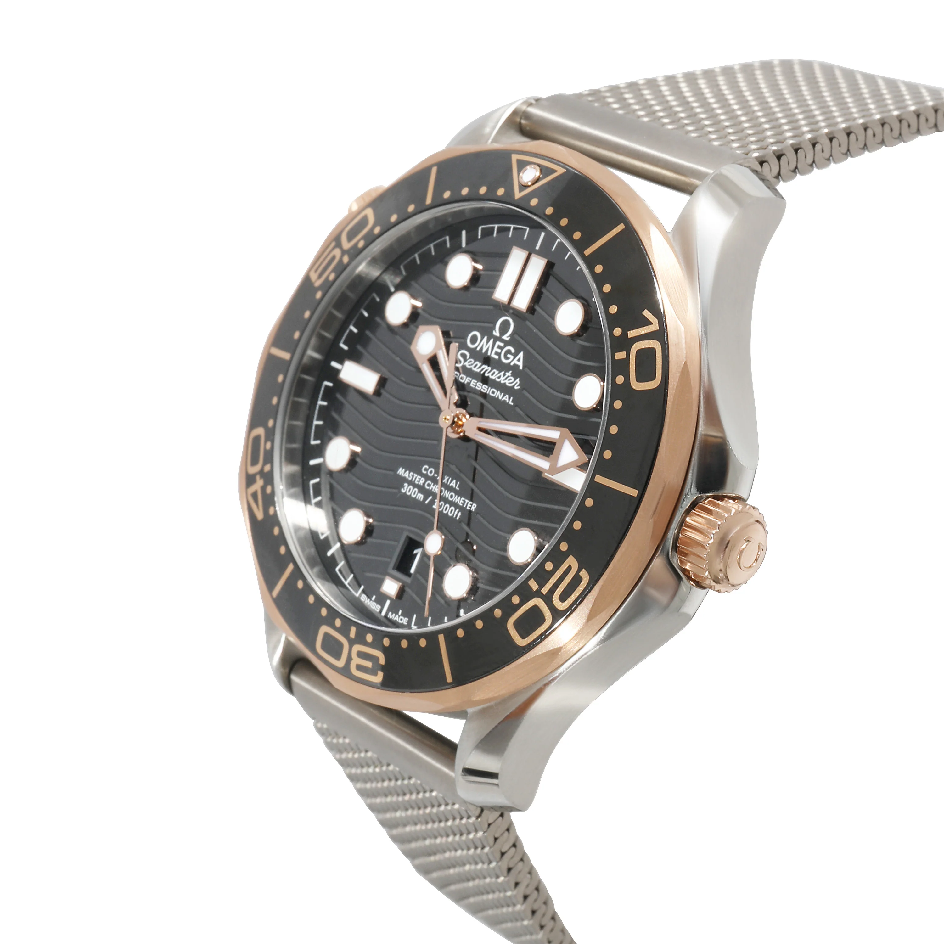 Seamaster Diver 300M 210.22.42.20.01.002 Mens Watch in 18kt Stainless Ste - Image 3