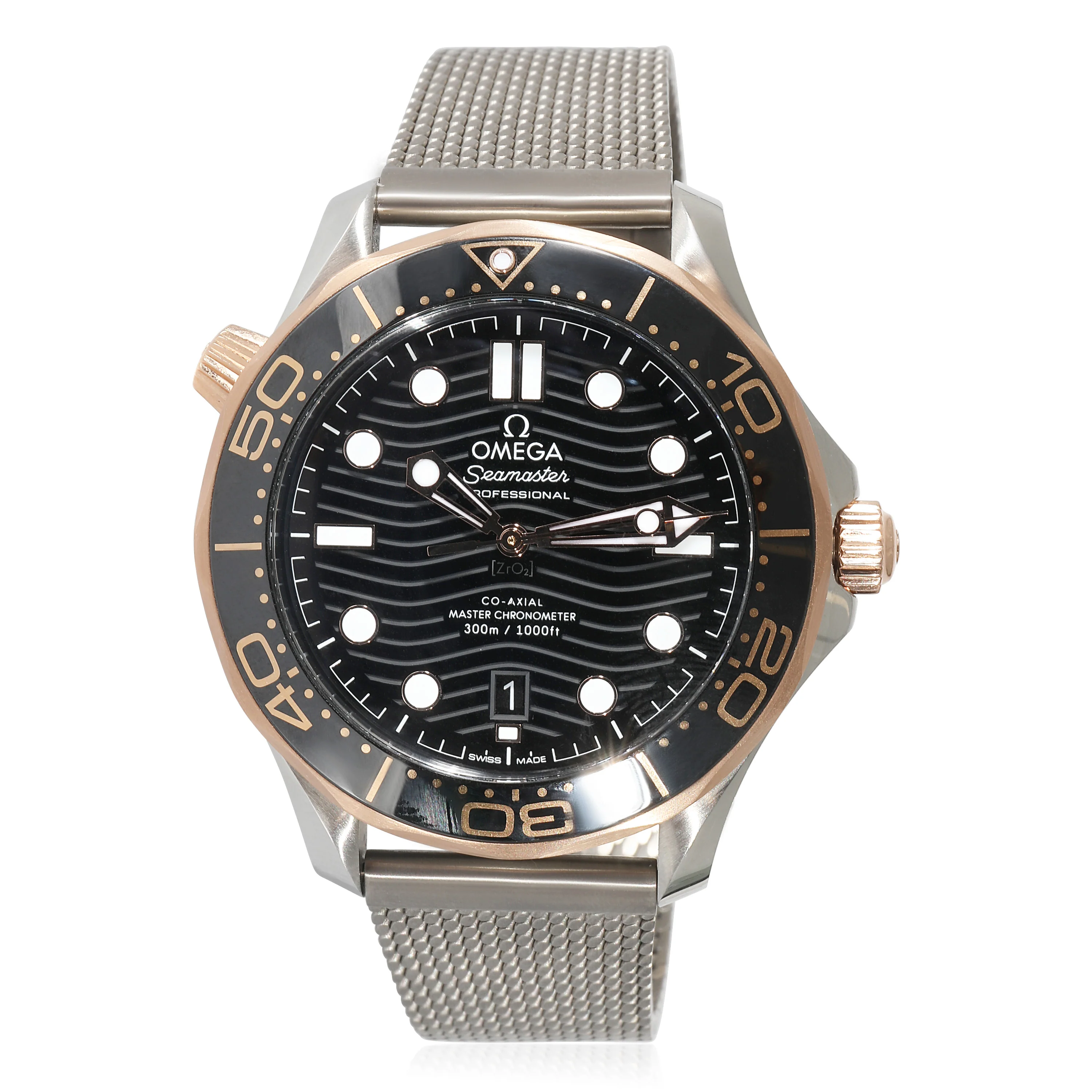 Seamaster Diver 300M 210.22.42.20.01.002 Mens Watch in 18kt Stainless Ste - Image 6