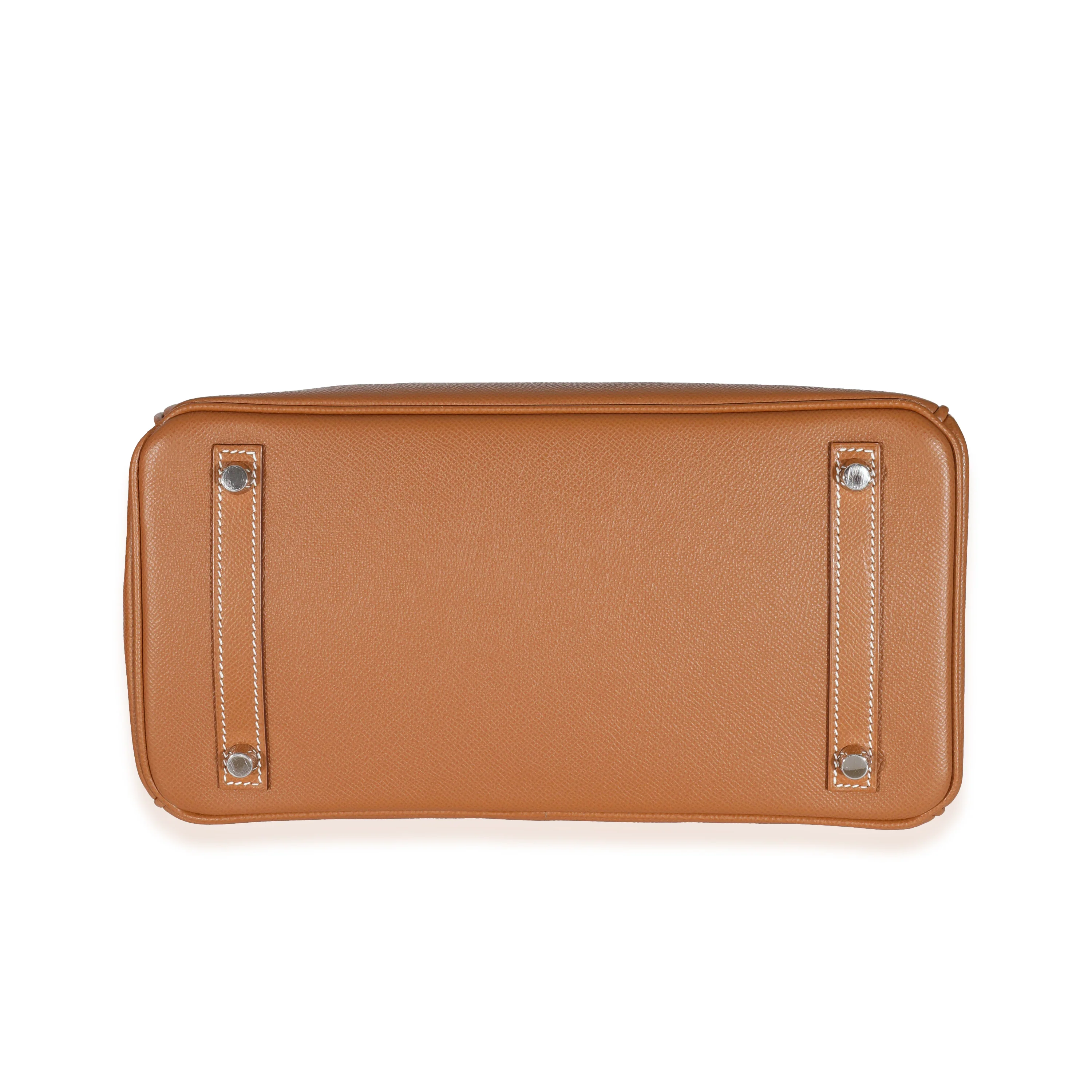 Gold Epsom Birkin 30 PHW - Image 4