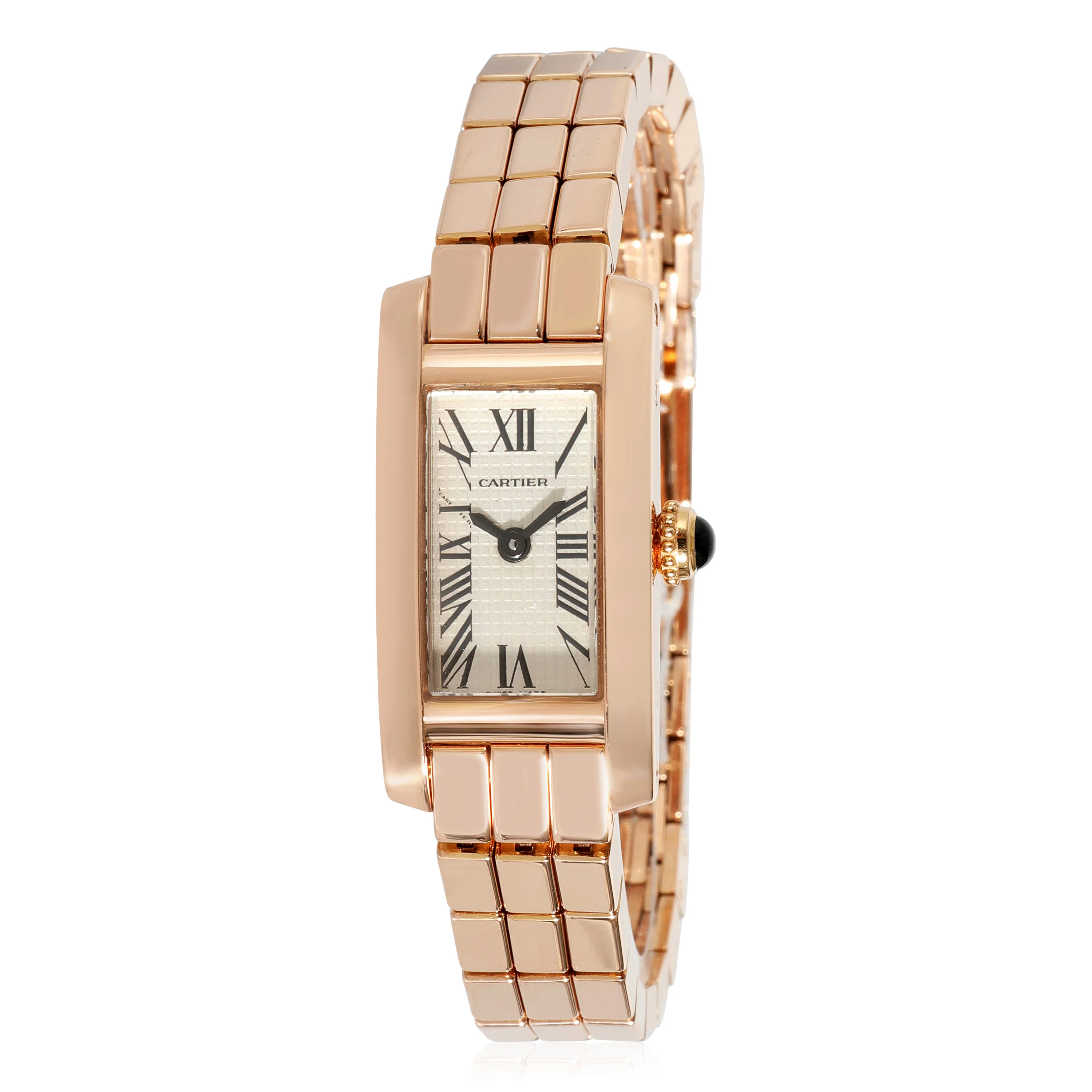 Cartier Tank Allongee Laniere W15373X5 Womens Watch in 18kt Rose Gold