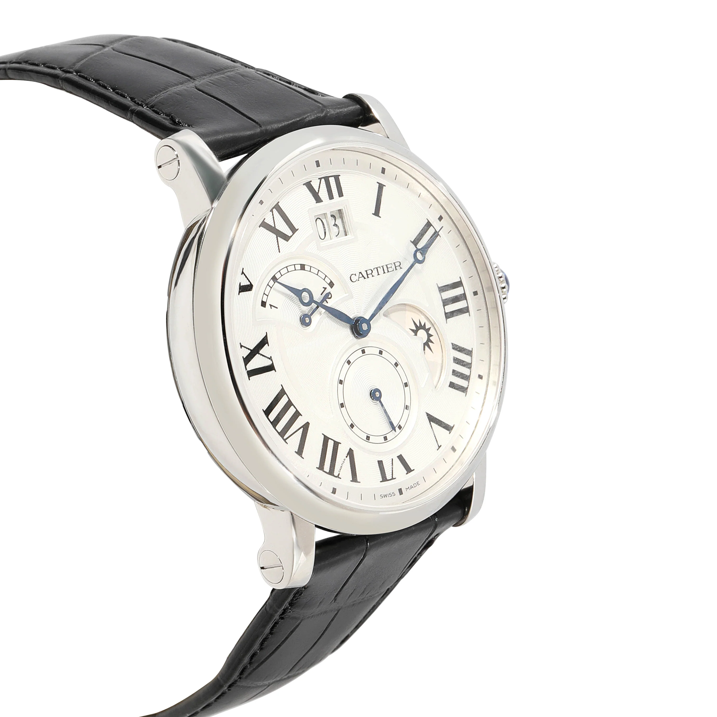 Cartier Rotonde de Cartier GMT W1556368 Mens Watch in  Stainless Steel - Image 2