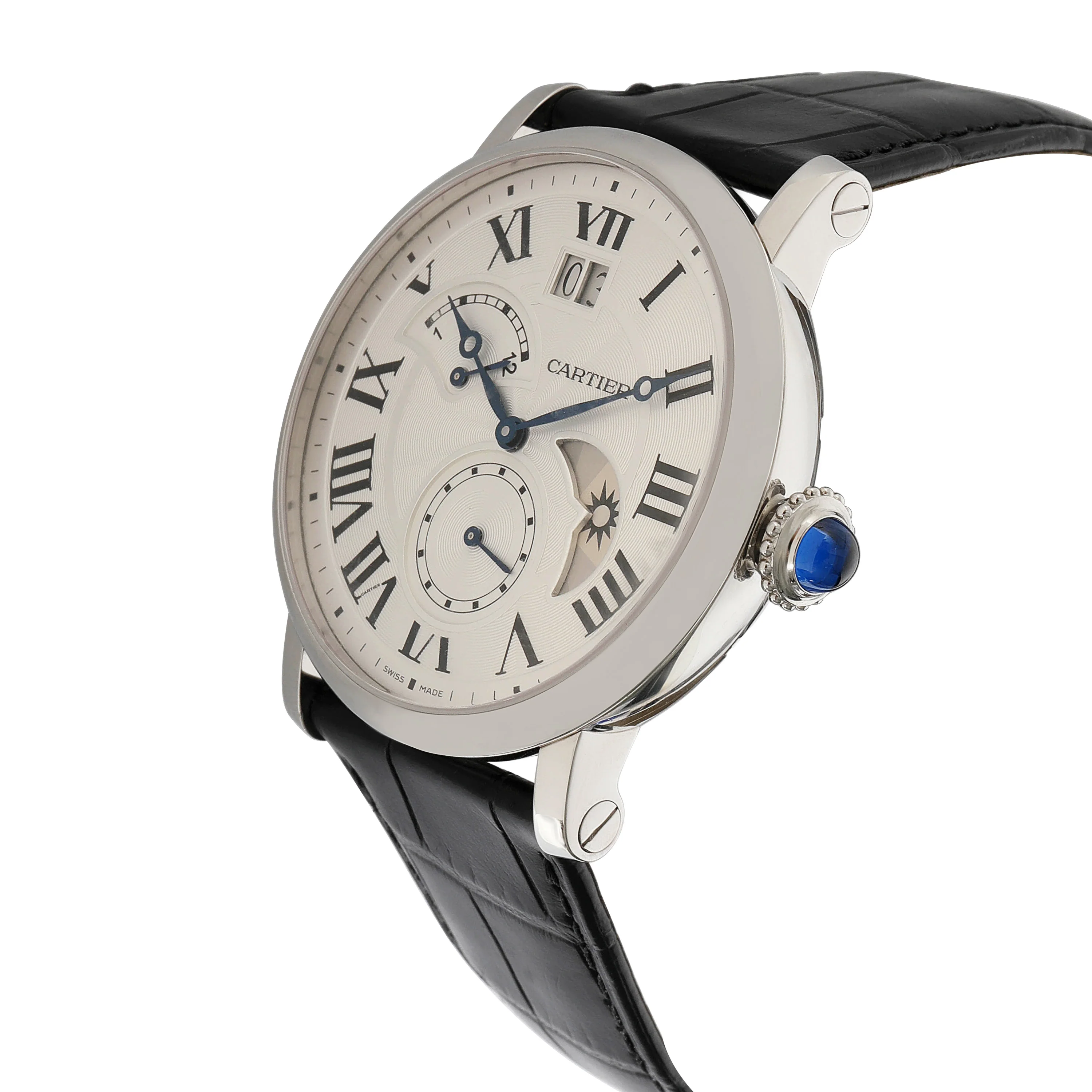 Cartier Rotonde de Cartier GMT W1556368 Mens Watch in  Stainless Steel - Image 3