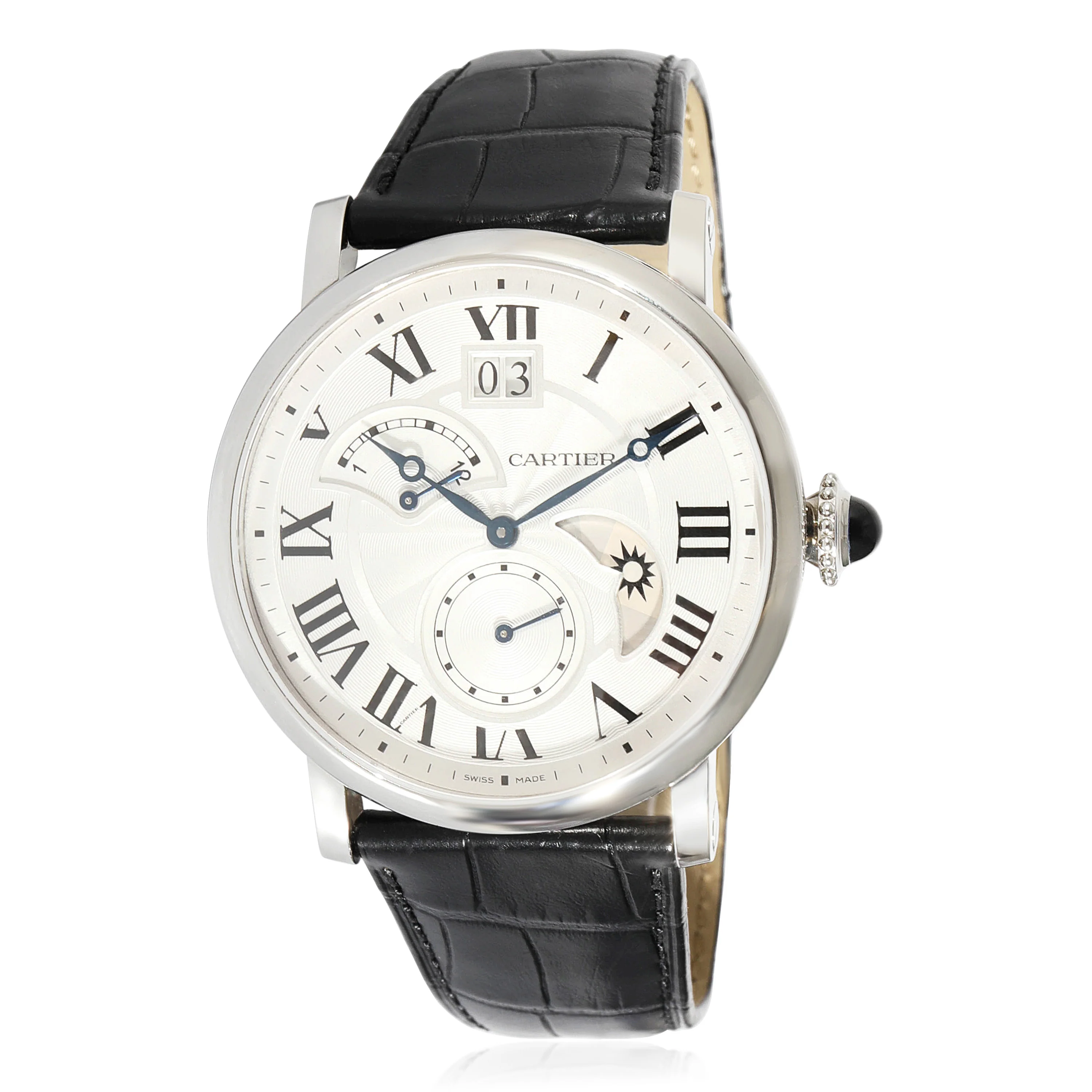Cartier Rotonde de Cartier GMT W1556368 Mens Watch in  Stainless Steel - Image 5