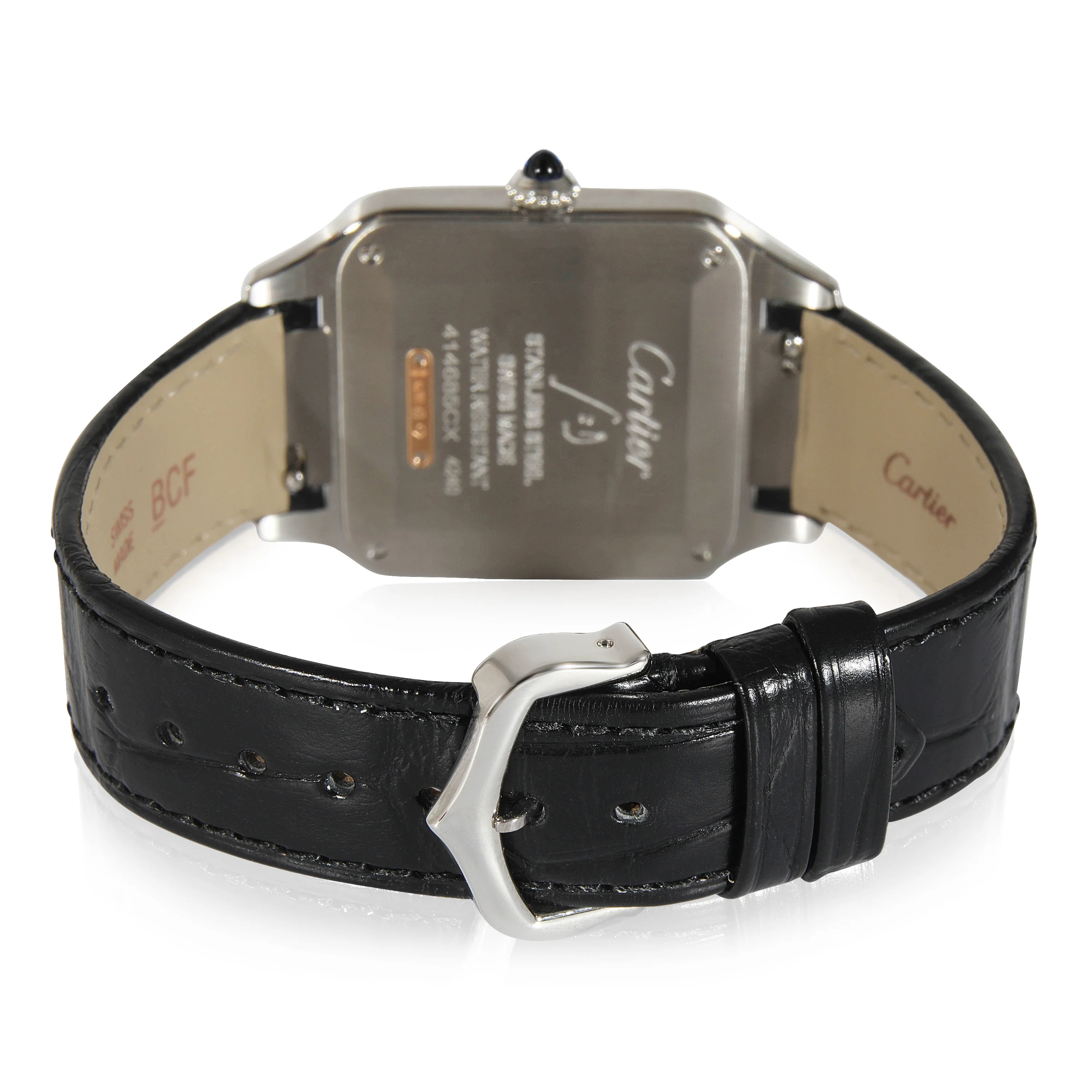 Cartier Santos-Dumont W2SA0011 Unisex Watch in 18kt Stainless Steel/Rose Gold - Image 4