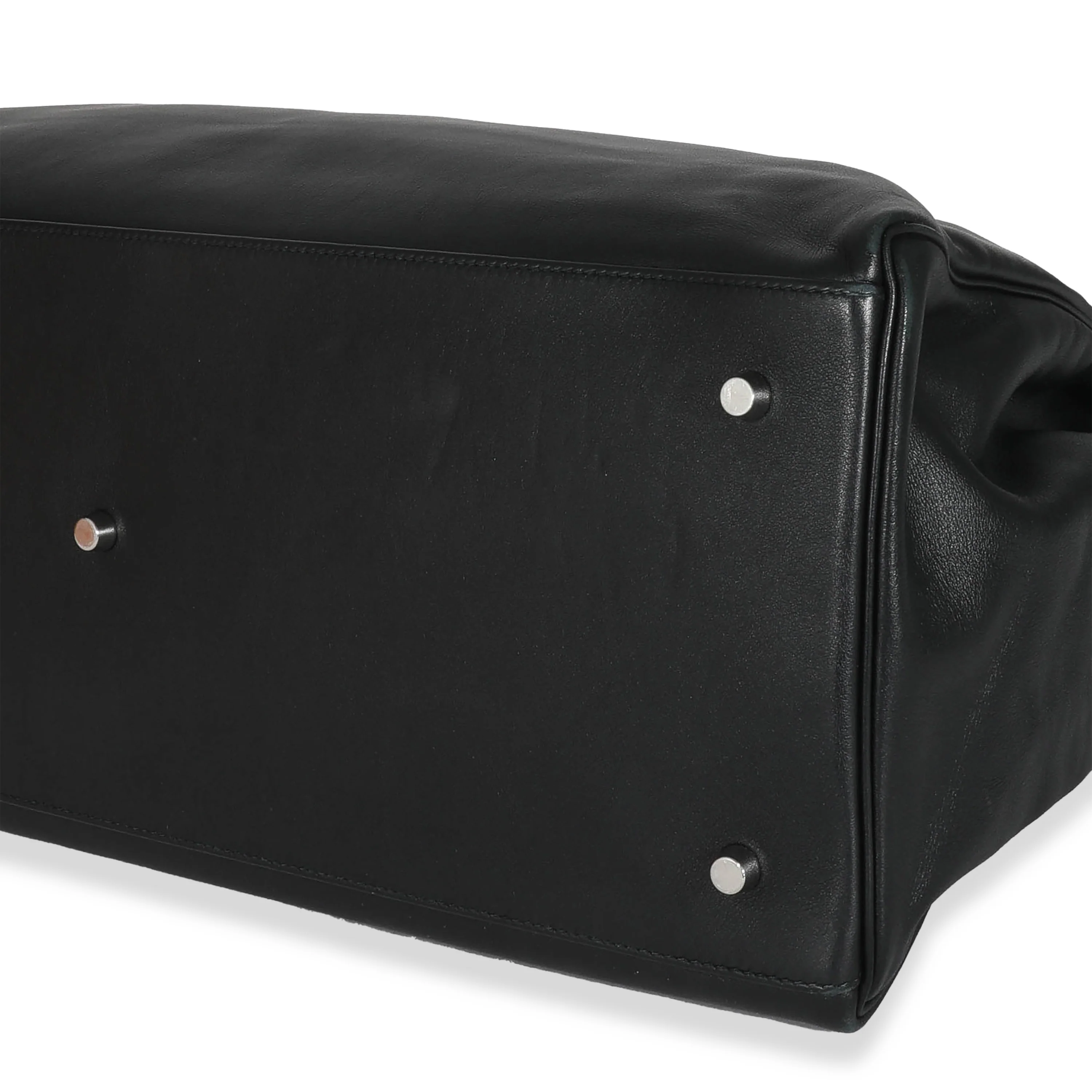 Hermès Black Sikkim Retourne Kelly Relax 50 PHW - Image 6