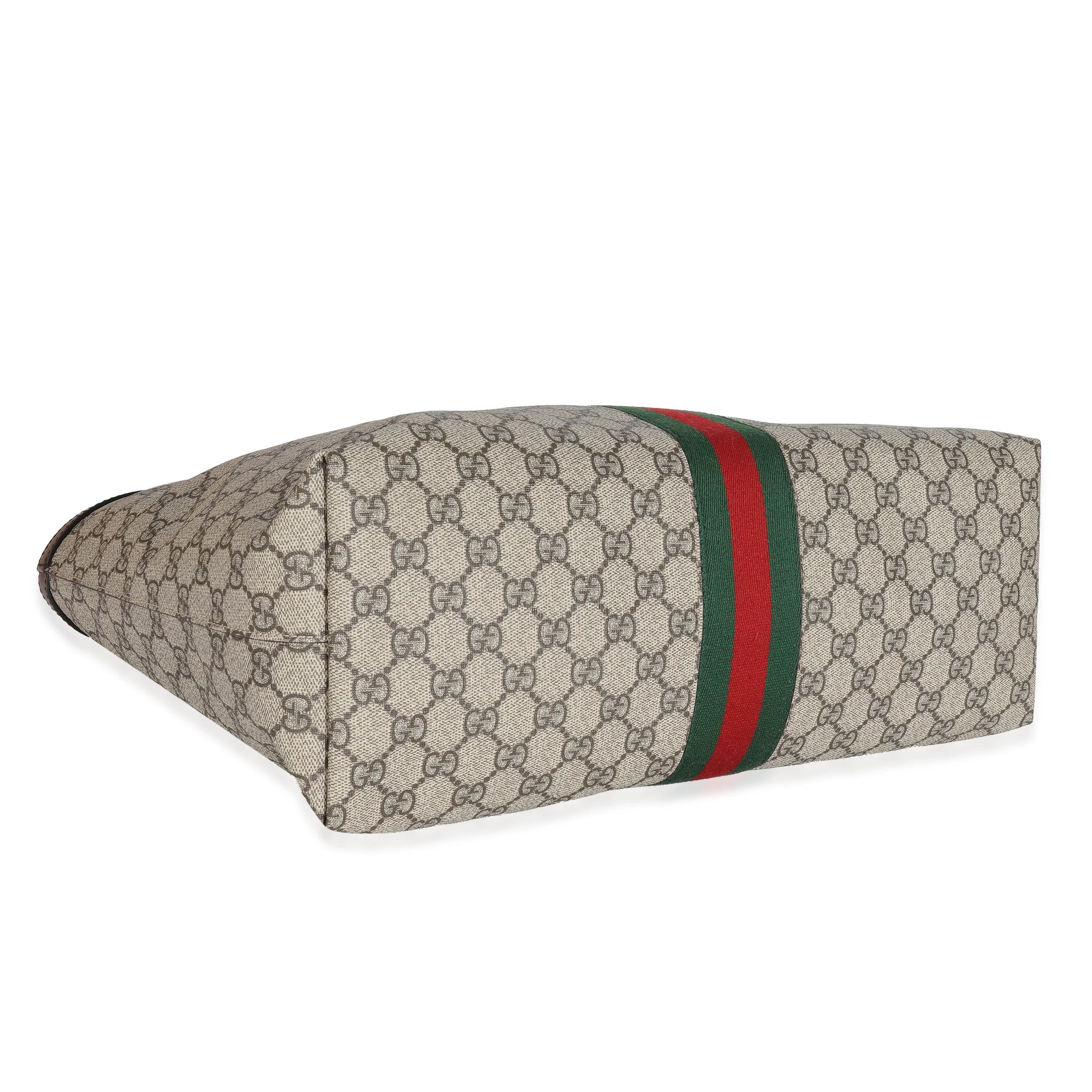 Gucci Beige GG Canvas Medium Ophidia Tote - Image 5