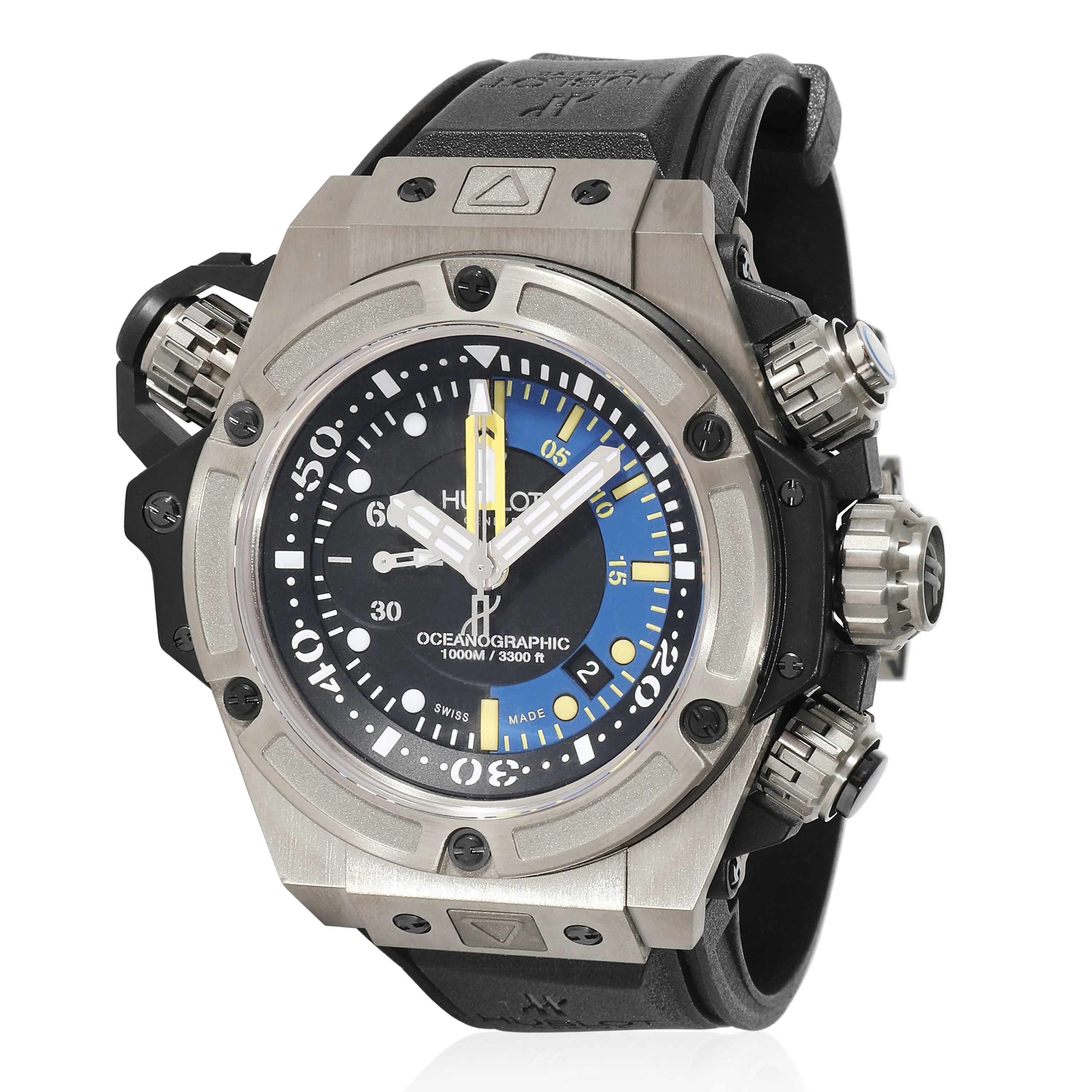 Hublot King Power Oceanographic 732.QX.1140.RX Mens Watch in Carbon Fiber