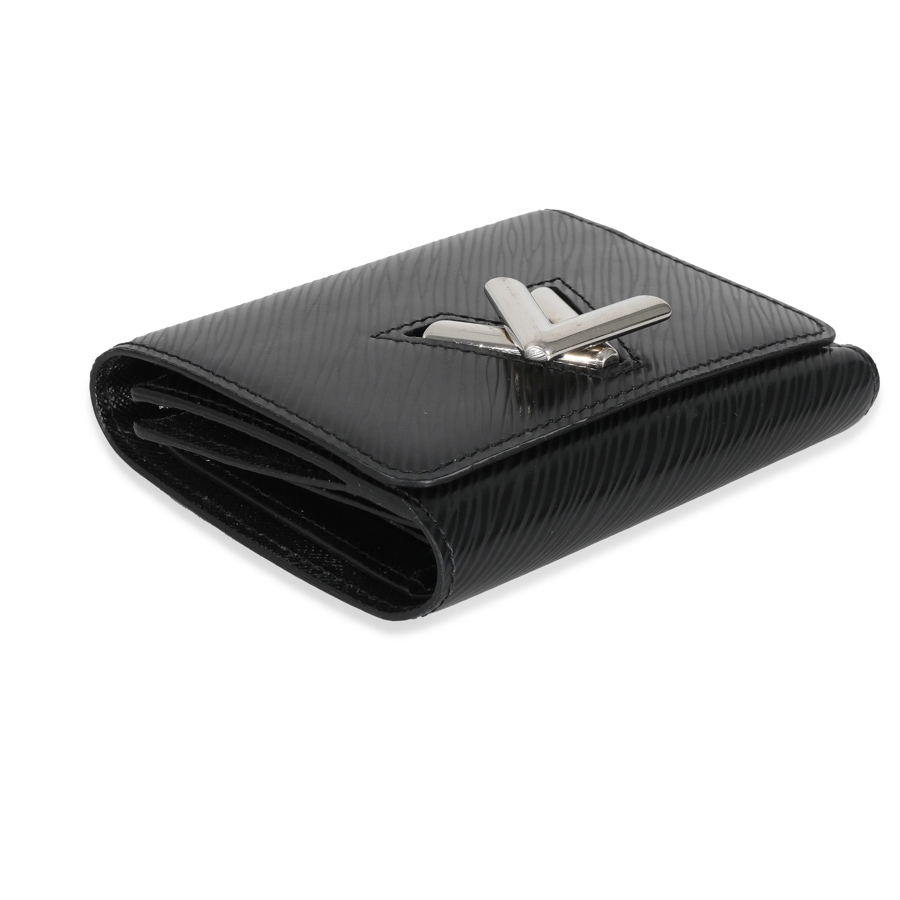 Louis Vuitton Black Epi Twist Compact Wallet - Image 5