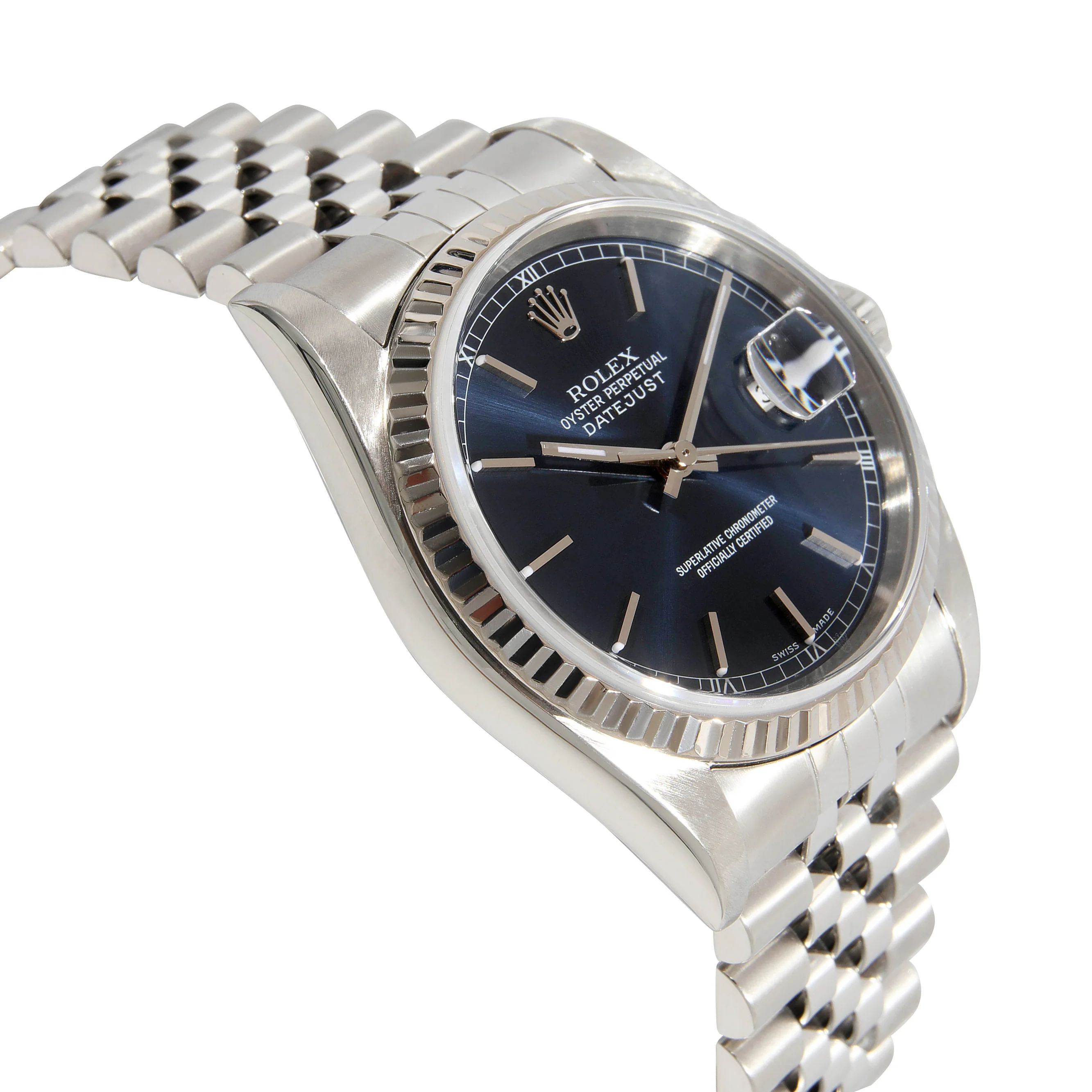 Rolex Datejust 16234 Mens Watch in 18kt Stainless Steel/White Gold - Image 2