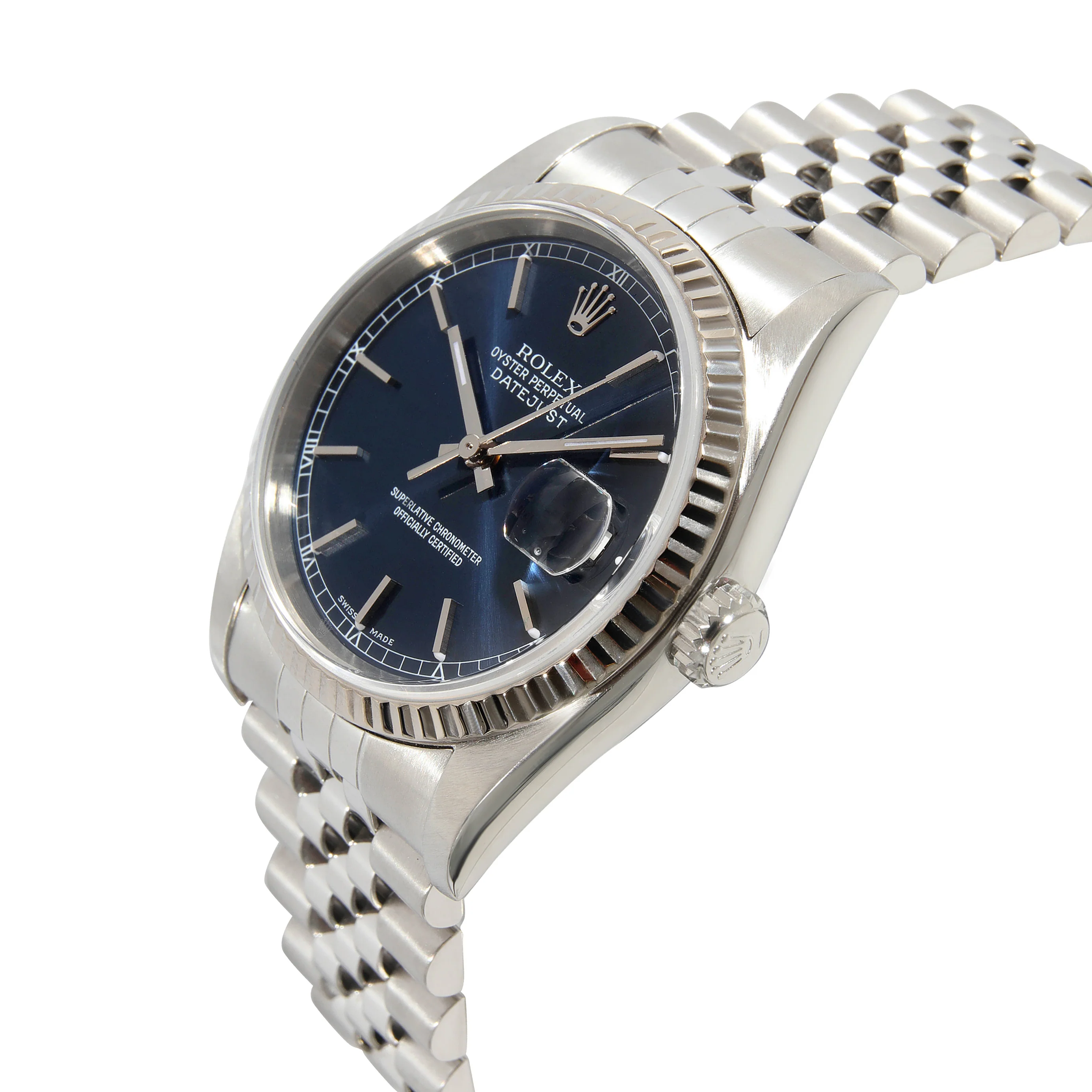 Rolex Datejust 16234 Mens Watch in 18kt Stainless Steel/White Gold - Image 3