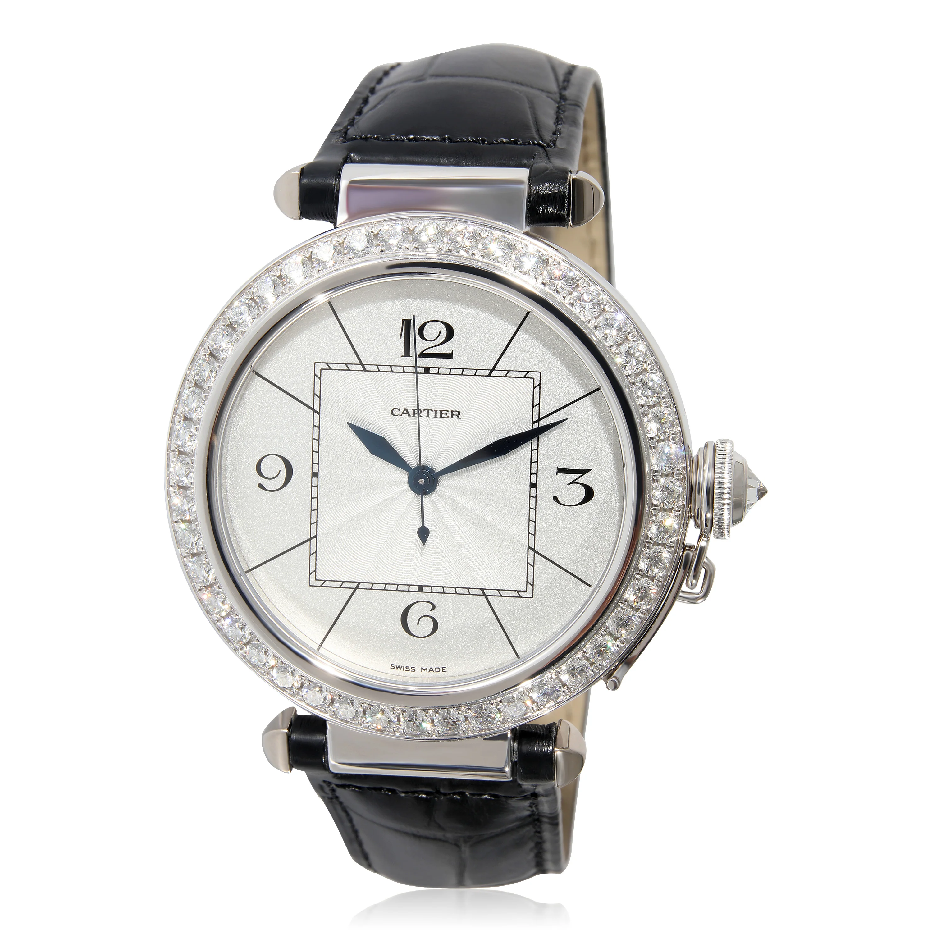 Pasha de Cartier WJ120251 Mens Watch in 18kt White Gold - Image 6