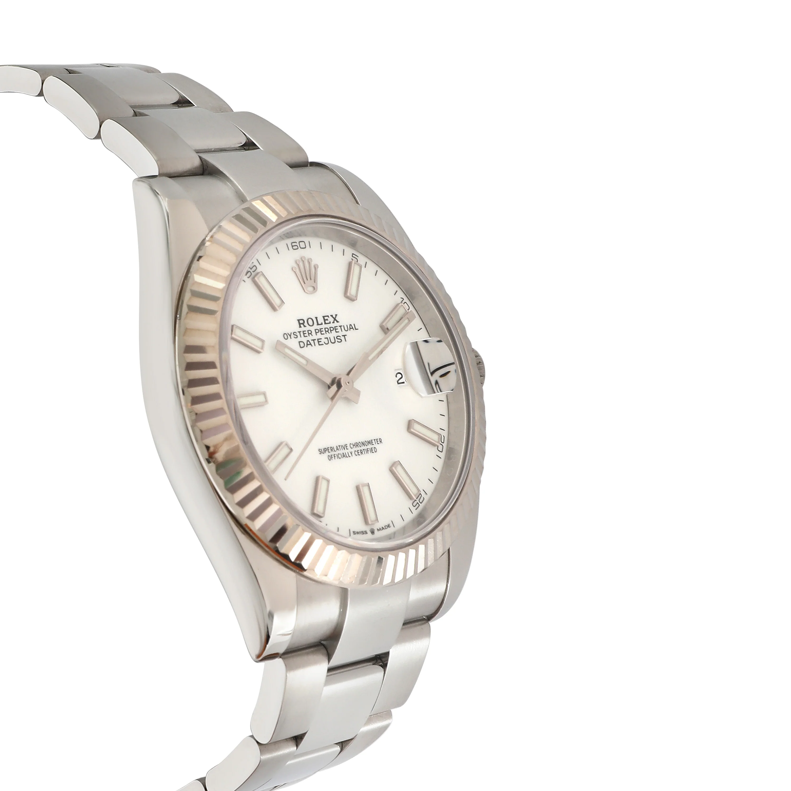 Datejust 41 126334 Mens Watch in 18kt Stainless Steel/White Gold - Image 2