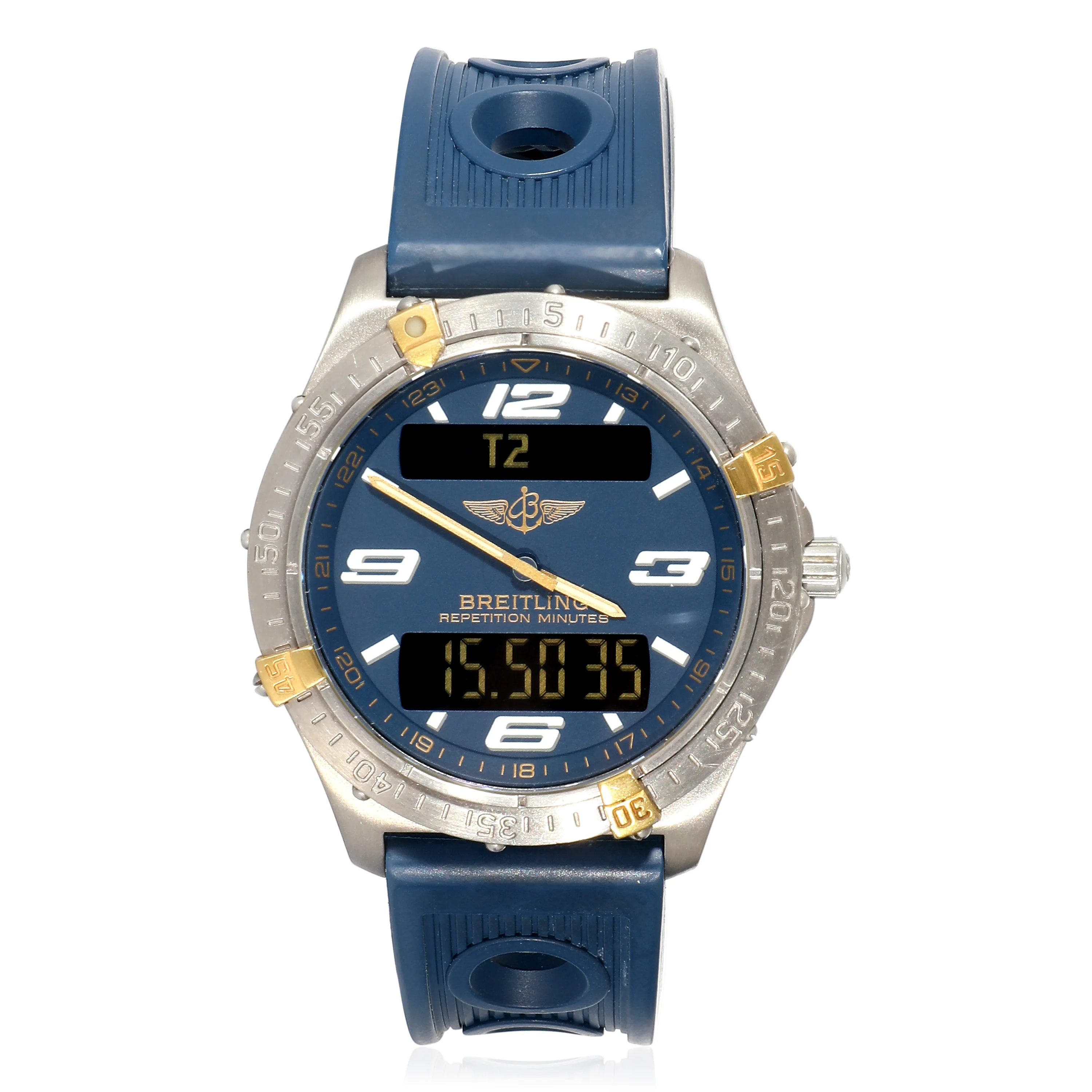 Breitling Aerospace F65363 Mens Watch in 18kt Titanium/Yellow Gold - Image 5