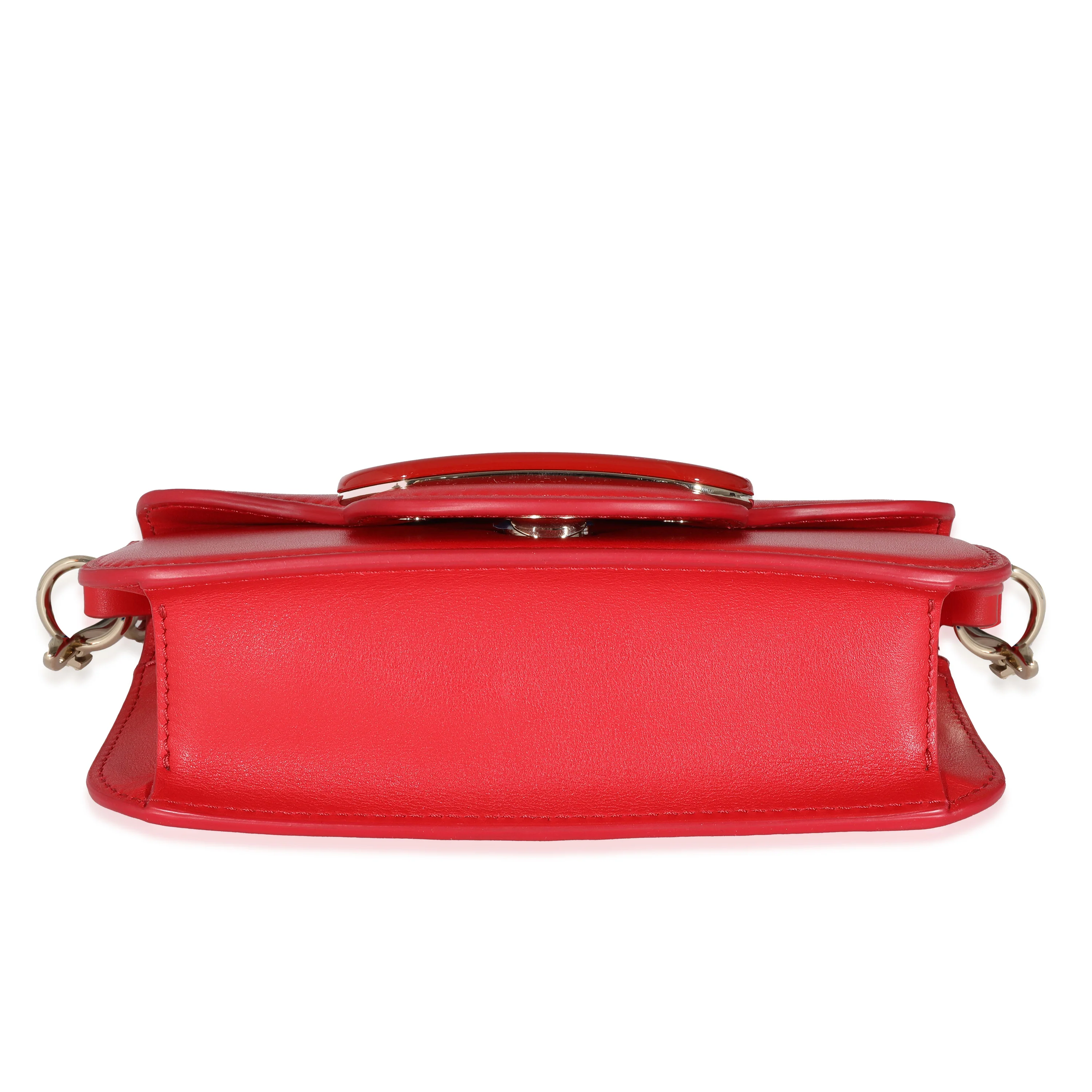 Valentino Rouge Pur Calfskin Small Vlogo Loco Bag - Image 4