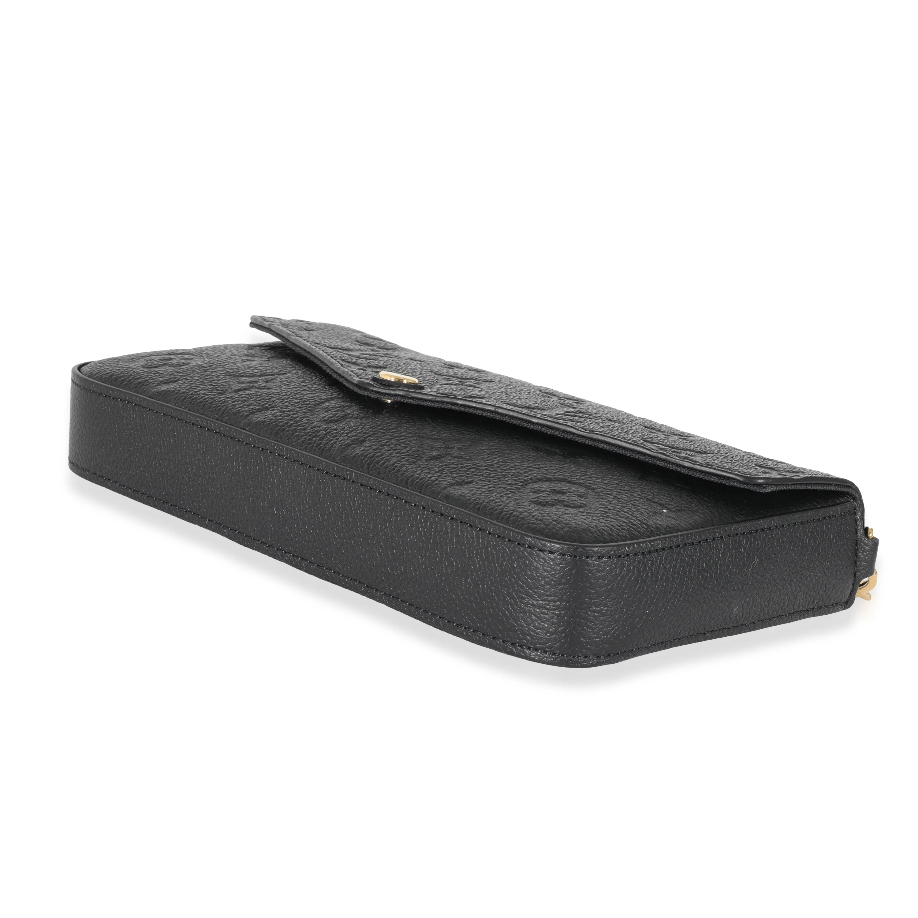 Louis Vuitton Black Monogram Empreinte Félicie Pochette - Image 7