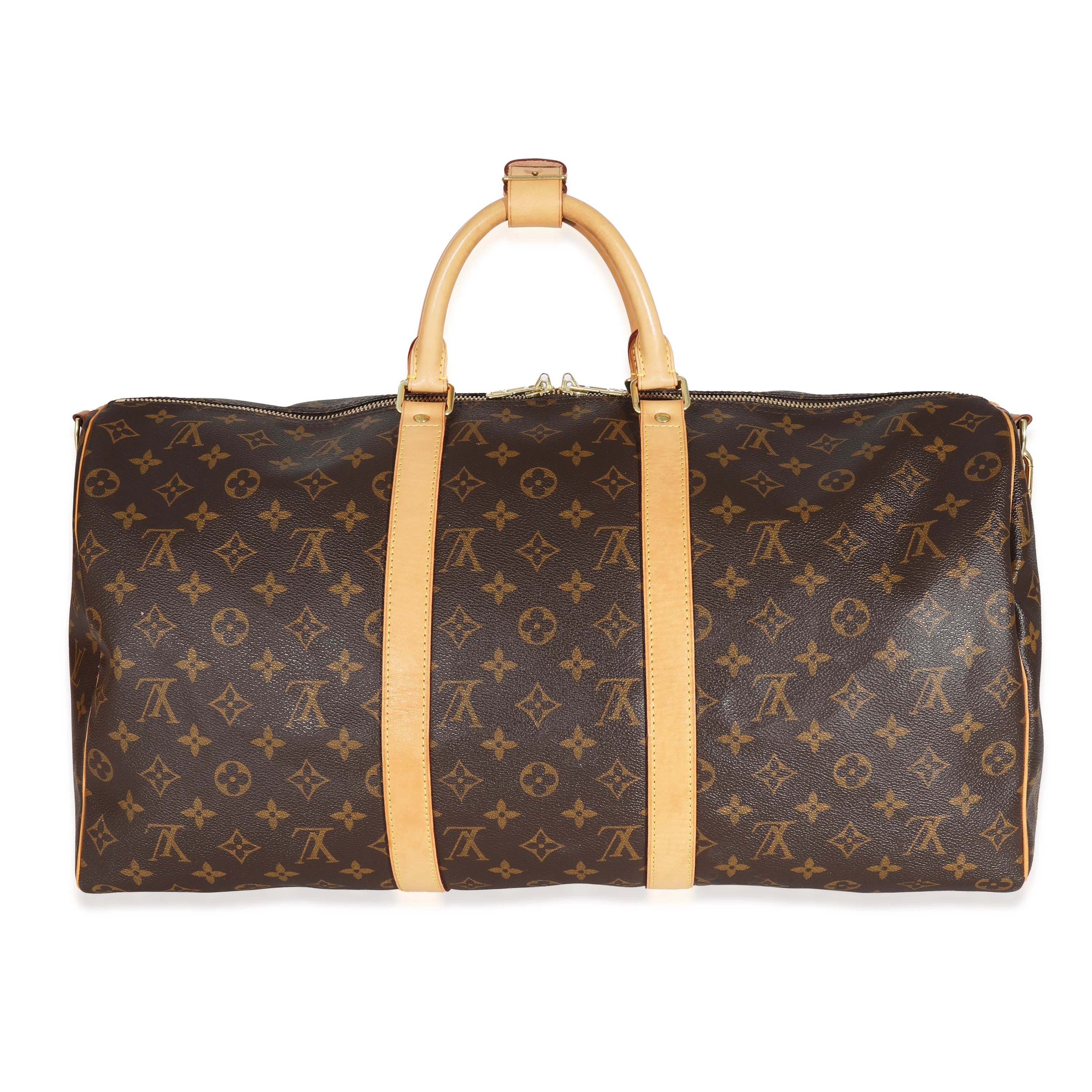 Louis Vuitton Monogram Canvas Keepall Bandoulière 50 - Image 3