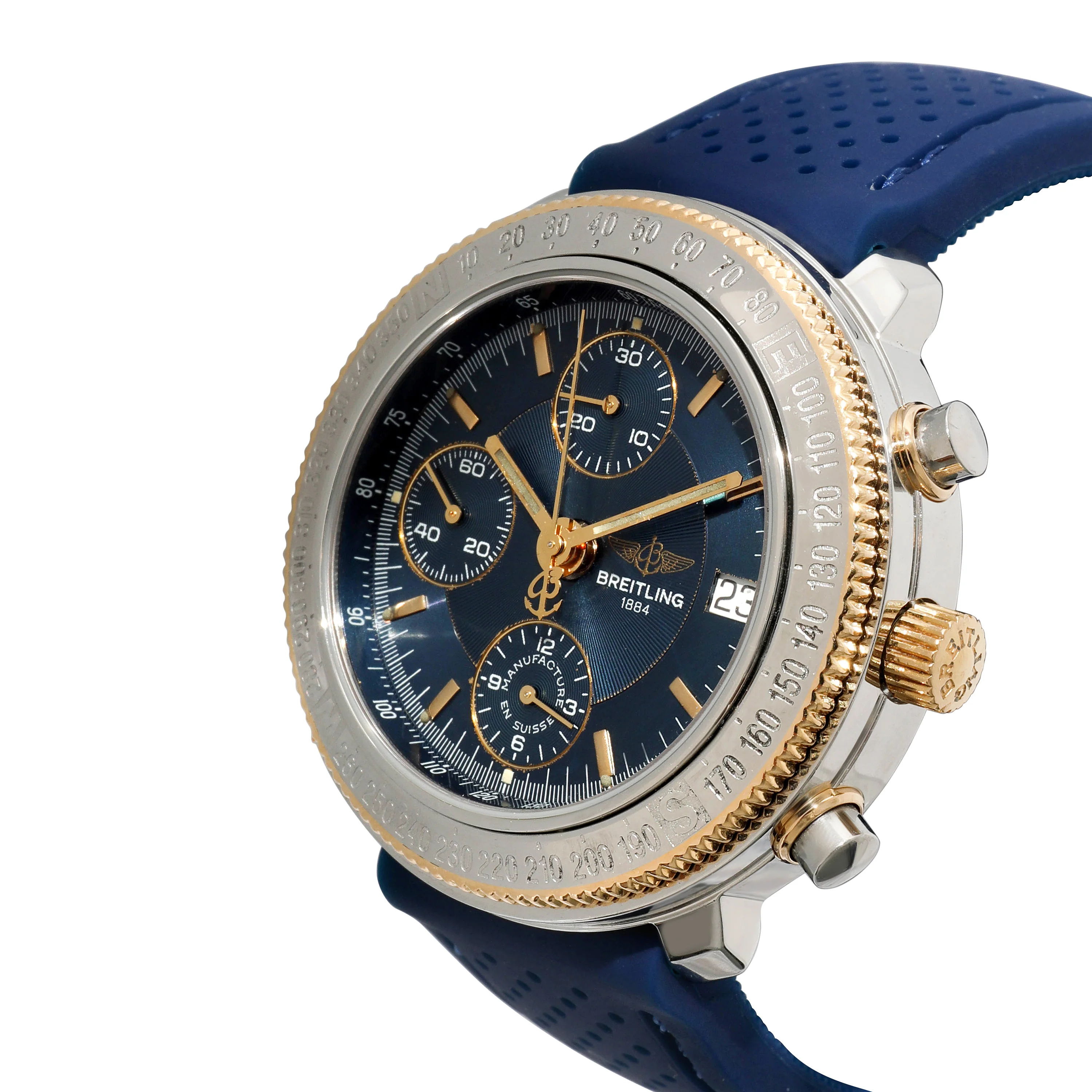 Breitling Astromat D20405 Mens Watch in 18kt Stainless Steel/Yellow Gold - Image 3