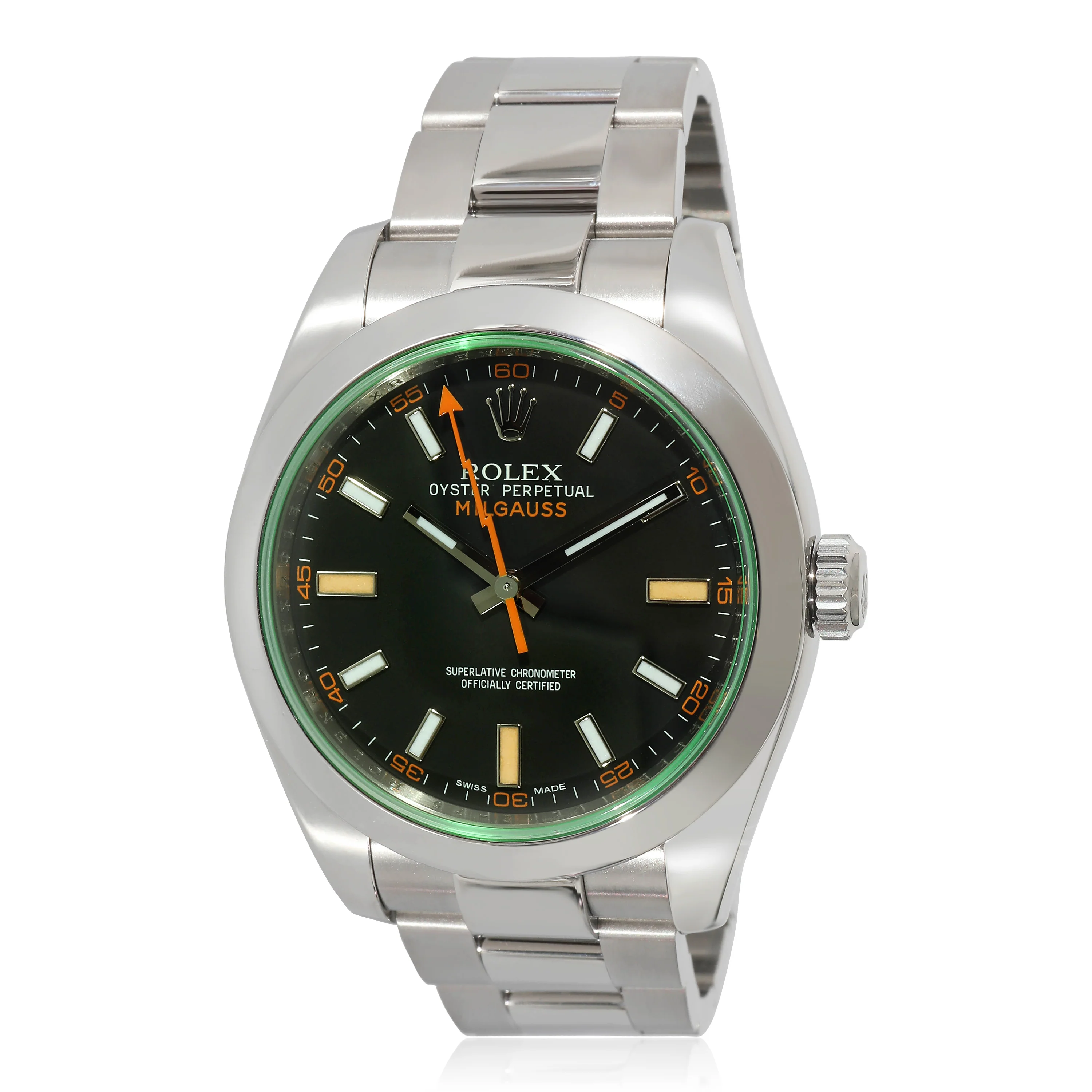 Rolex Milgauss 116400GV Mens Watch in Stainless Steel - Image 6