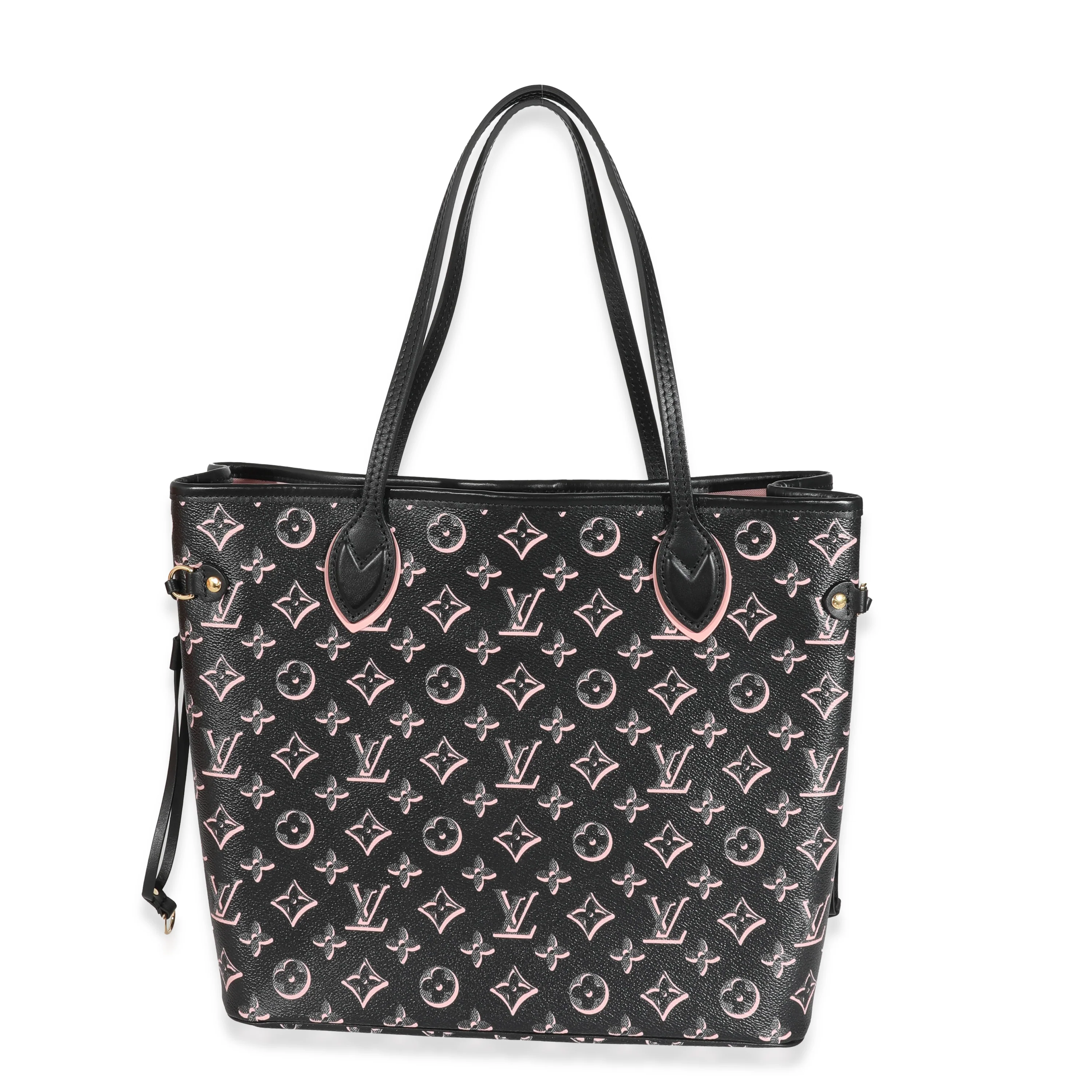 Louis Vuitton Black Pink Monogram Canvas Fall For You Neverfull MM - Image 5