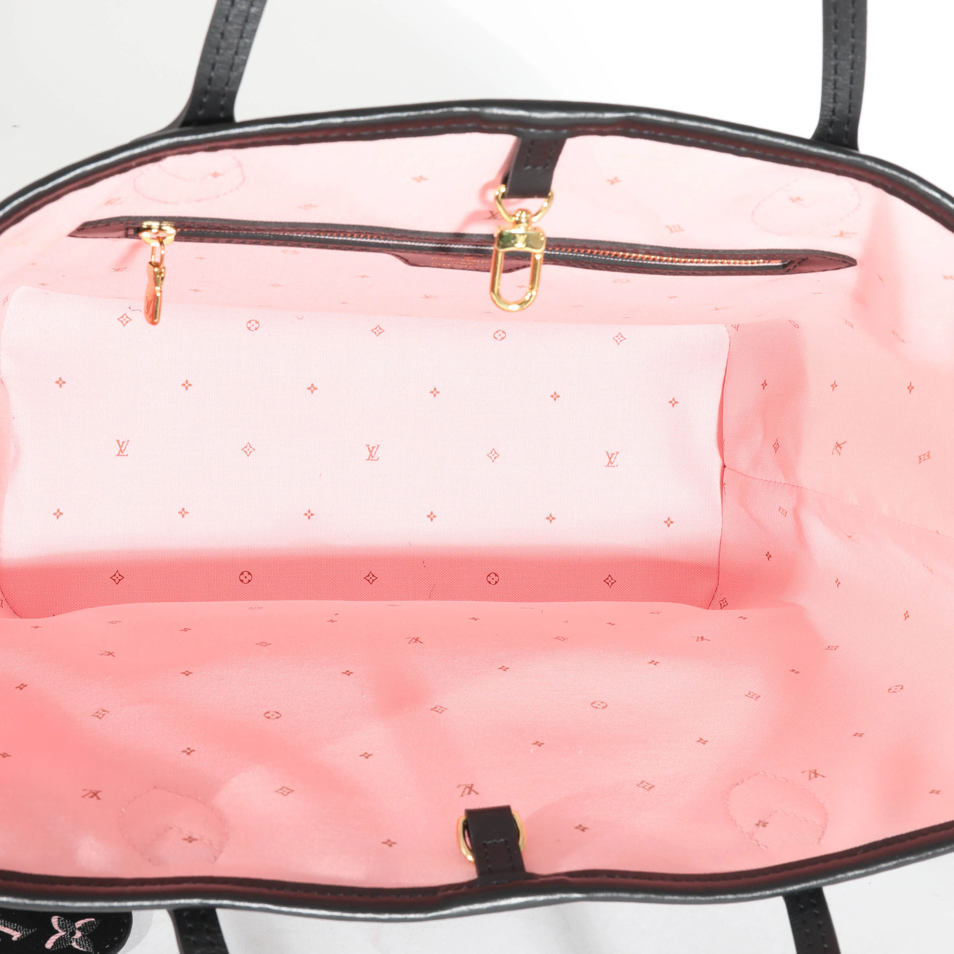 Louis Vuitton Black Pink Monogram Canvas Fall For You Neverfull MM - Image 8
