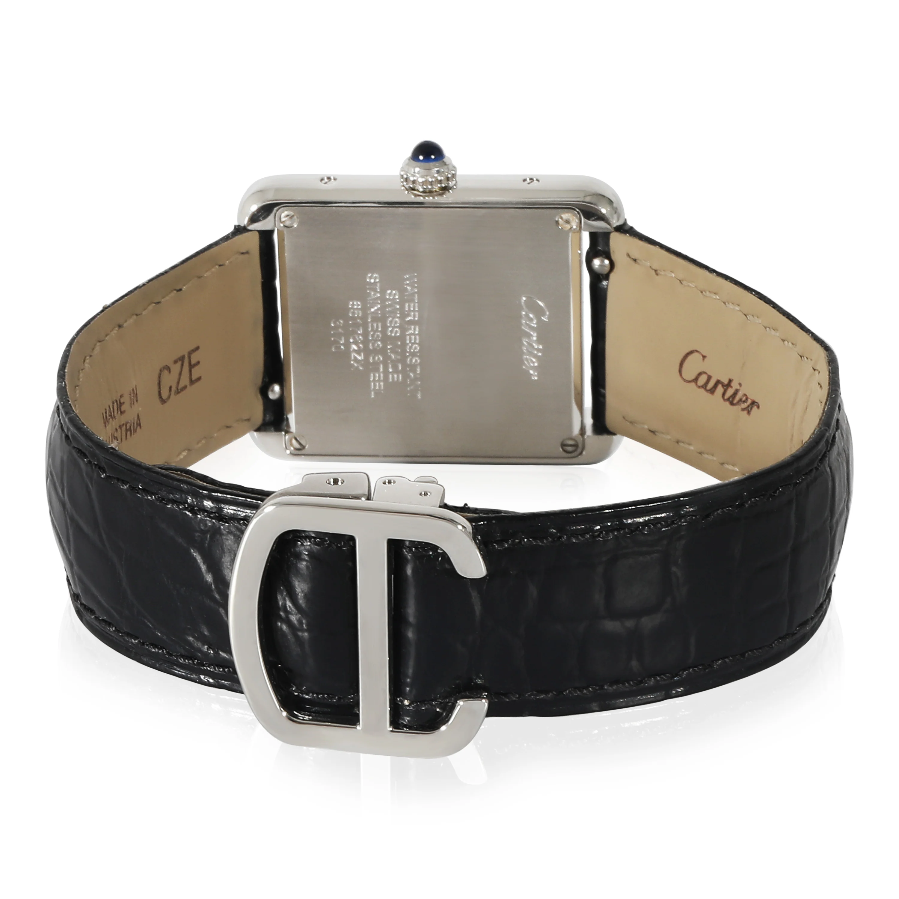 Cartier Tank Solo W5200005 Womens Watch in  Stainless Steel - Image 4