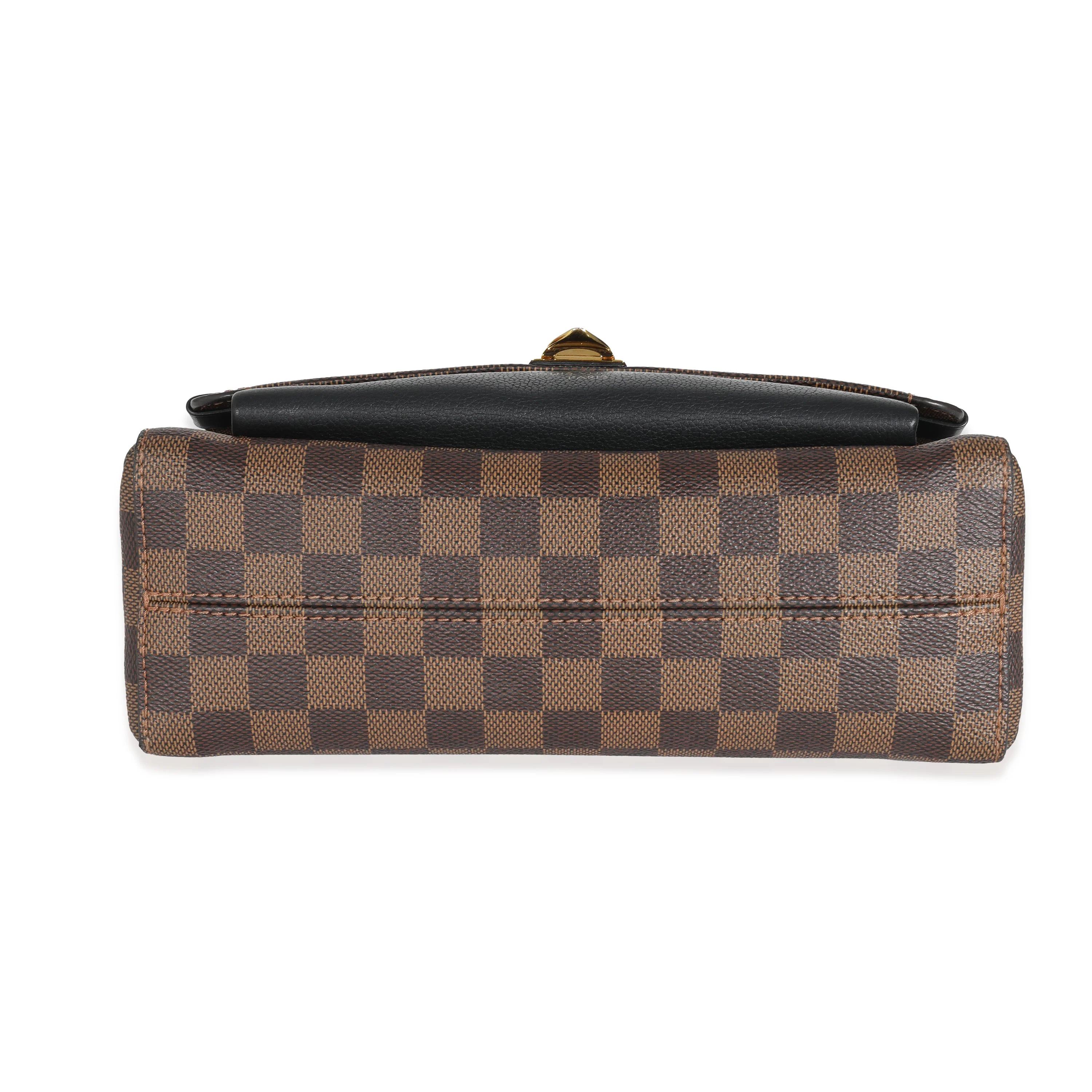 Louis Vuitton Black Calfskin Damier Ebene Canvas Vavin PM - Image 5