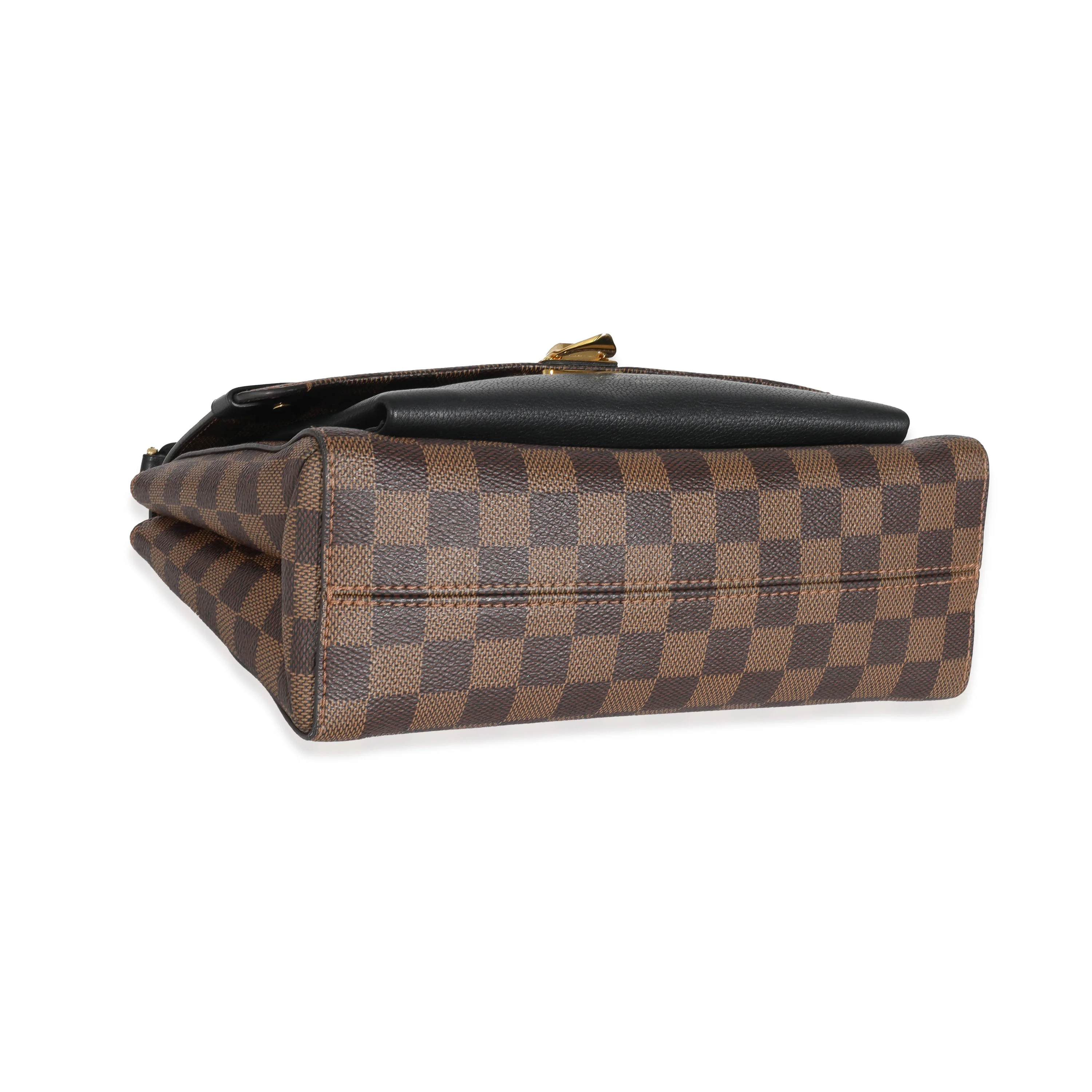 Louis Vuitton Black Calfskin Damier Ebene Canvas Vavin PM - Image 6