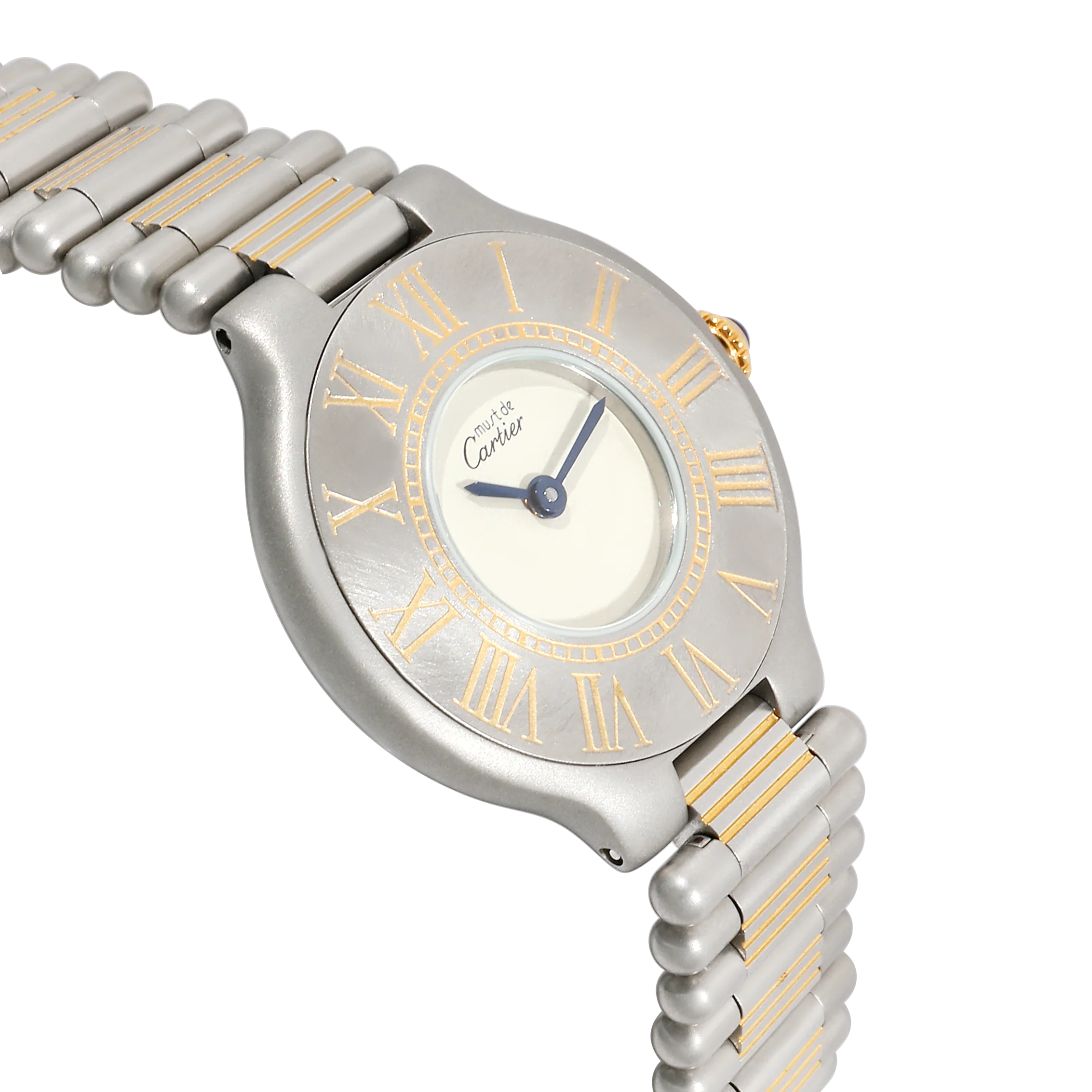 Cartier Must de Cartier 21 9010 Womens Watch in  Stainless Steel/Gold Plate - Image 2