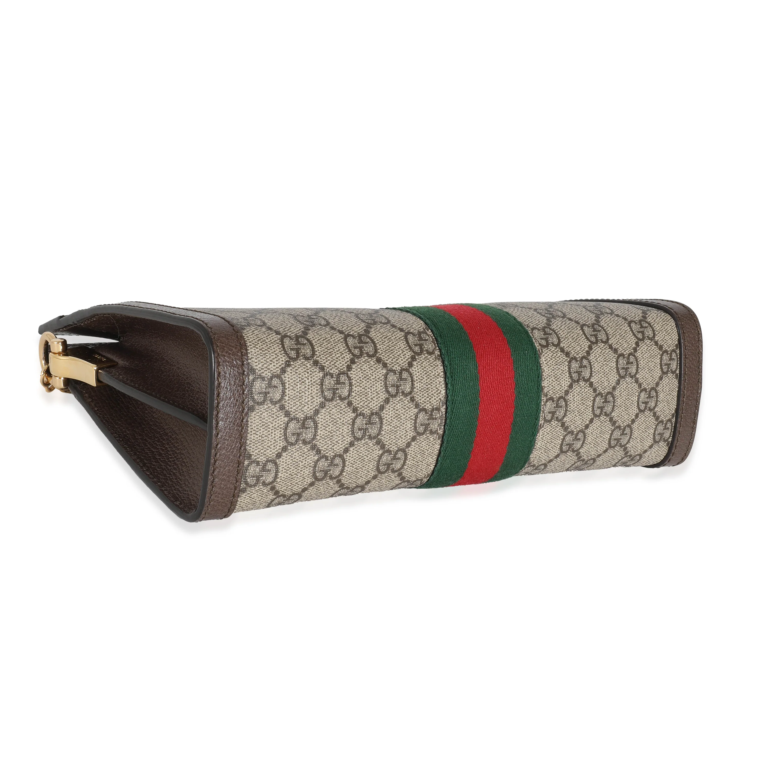Gucci Beige GG Supreme Web Ophidia GG Small Shoulder Bag - Image 6