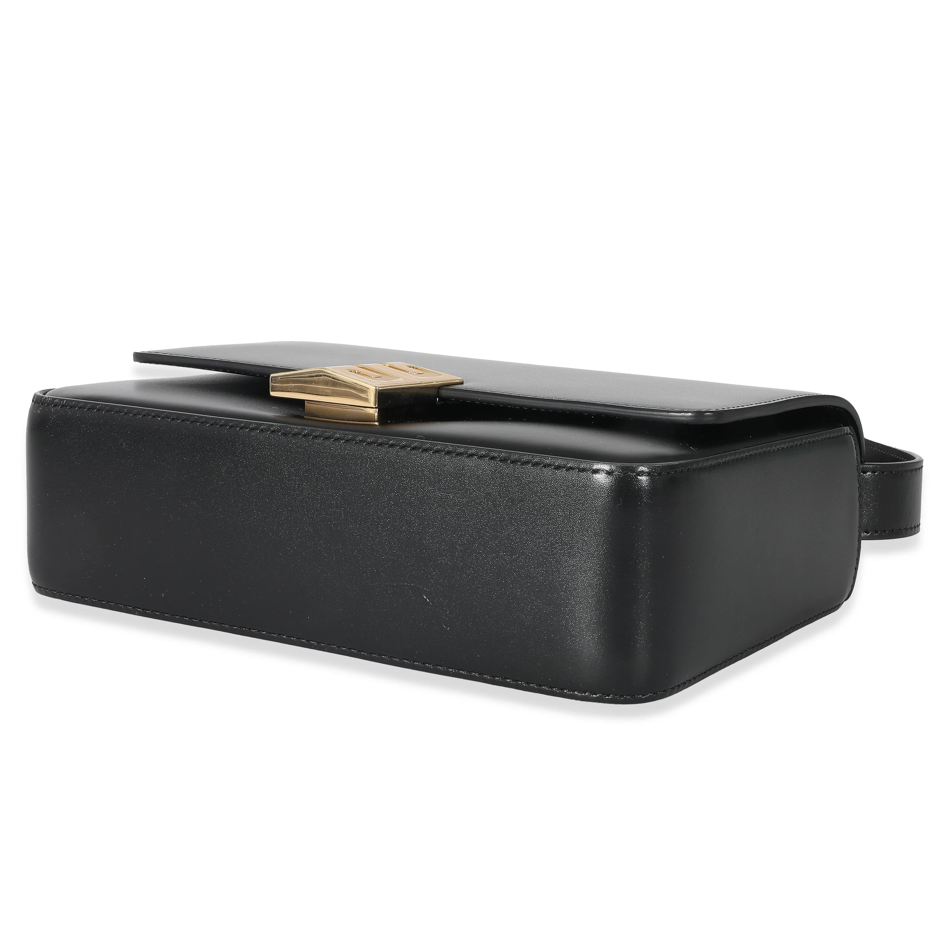 Givenchy Black Calf Leather Medium 4G Bag - Image 7