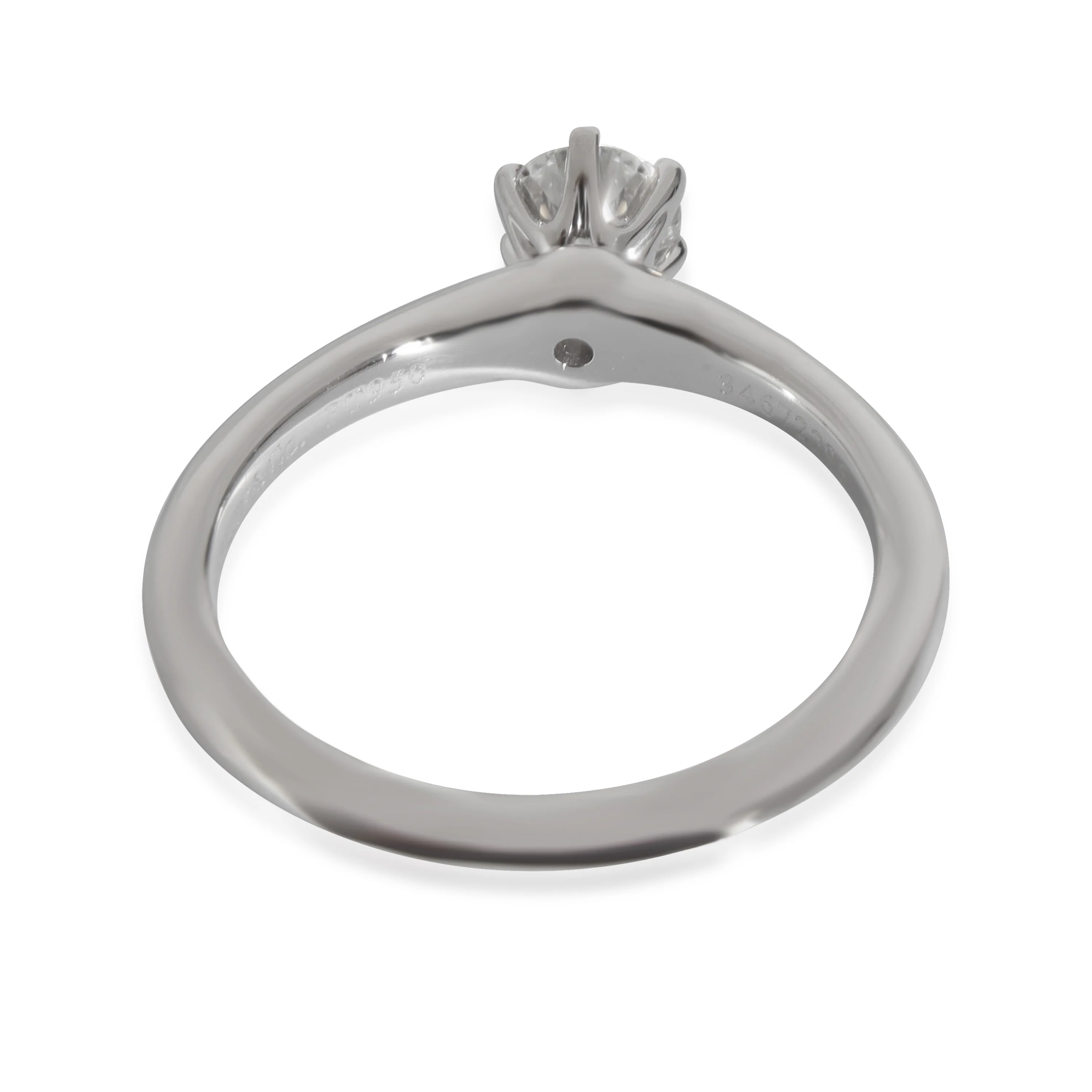 Diamond Engagement Ring in  Platinum H VS2 0.40 CTW - Image 3