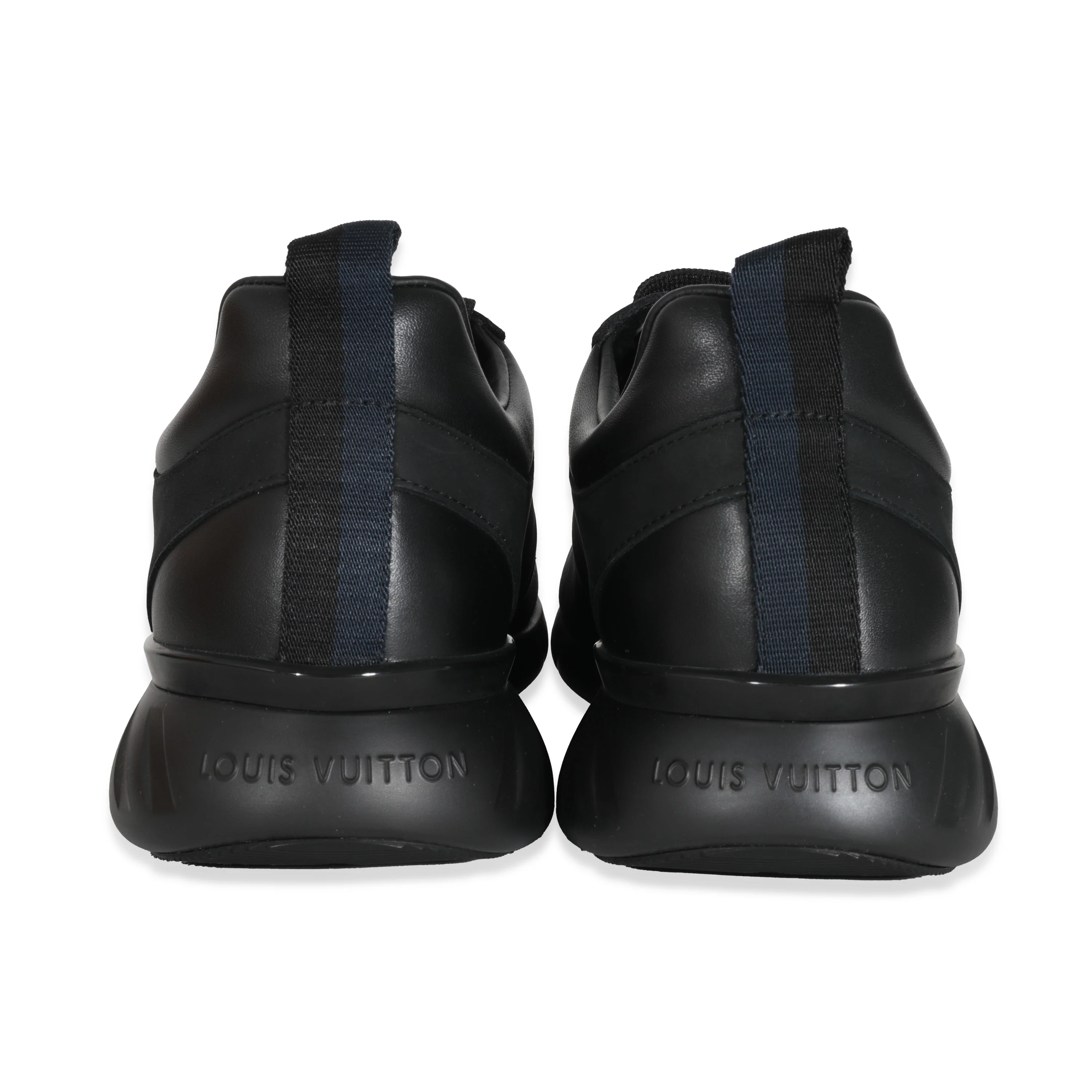 Black Damier Nylon Nubuck Fastlane Sneakers - Image 4