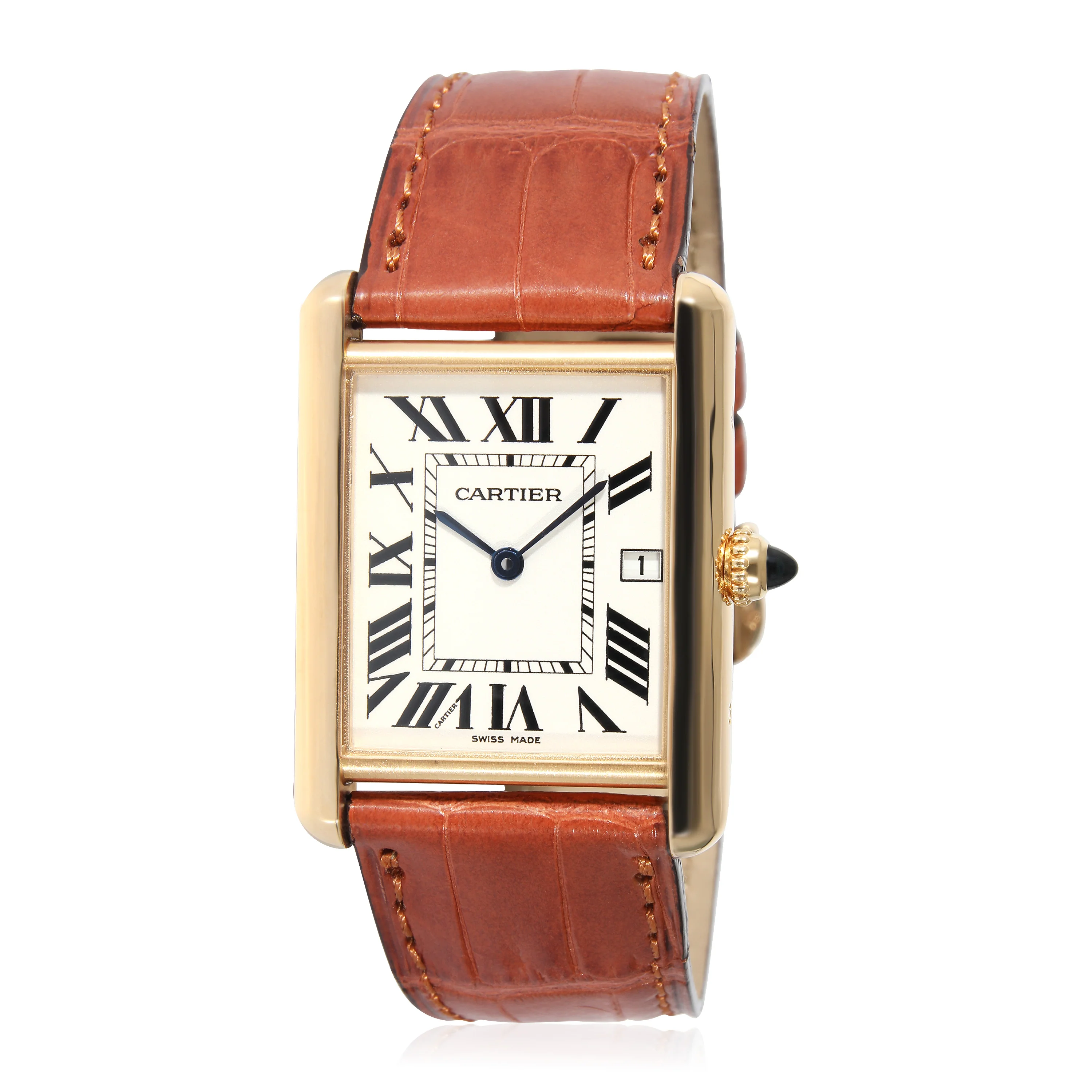 Cartier Tank Louis W1529756 Unisex Watch in 18kt Yellow Gold - Image 5