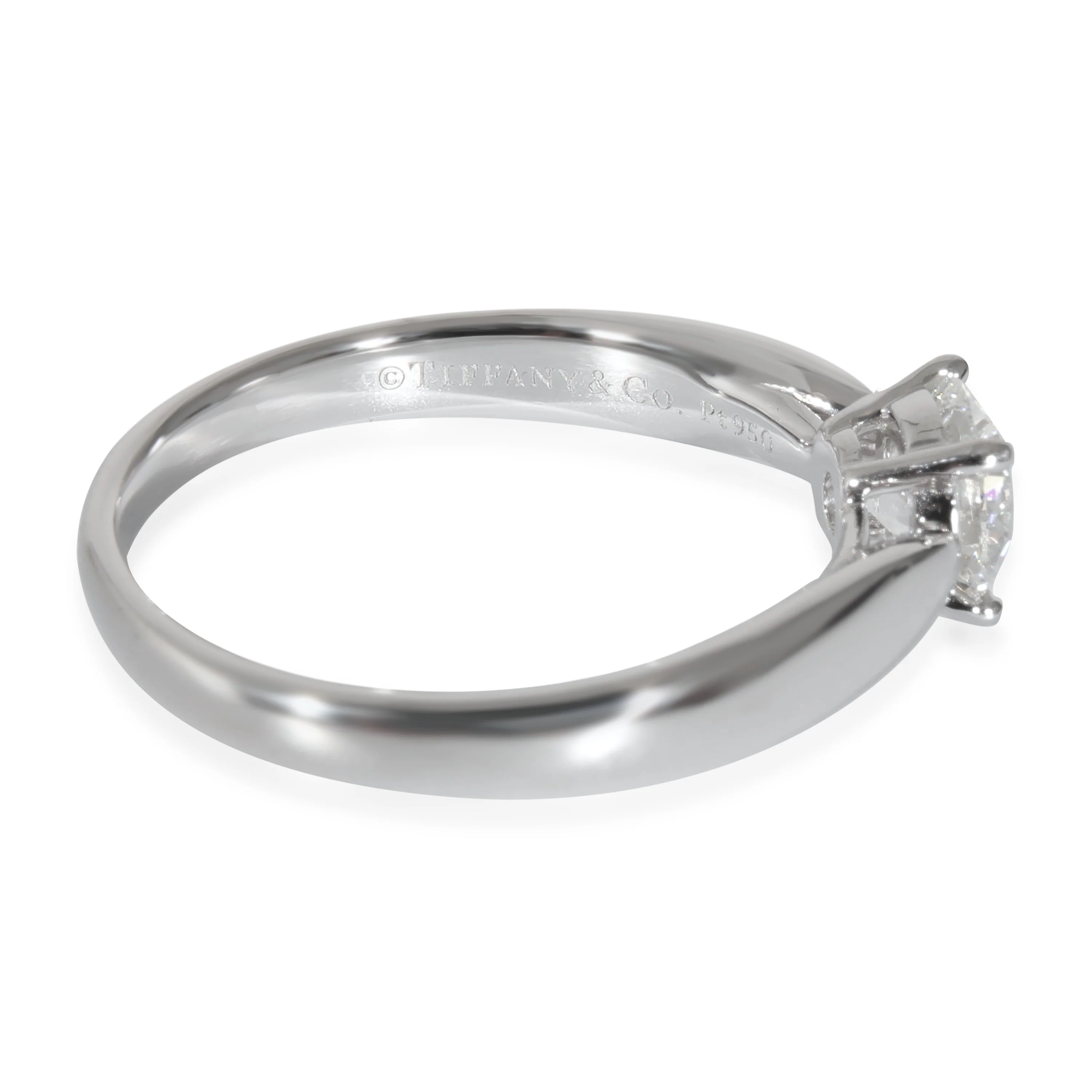 Tiffany & Co. Harmony Diamond Engagement Ring in Platinum G VVS2 0.52 CTW - Image 2