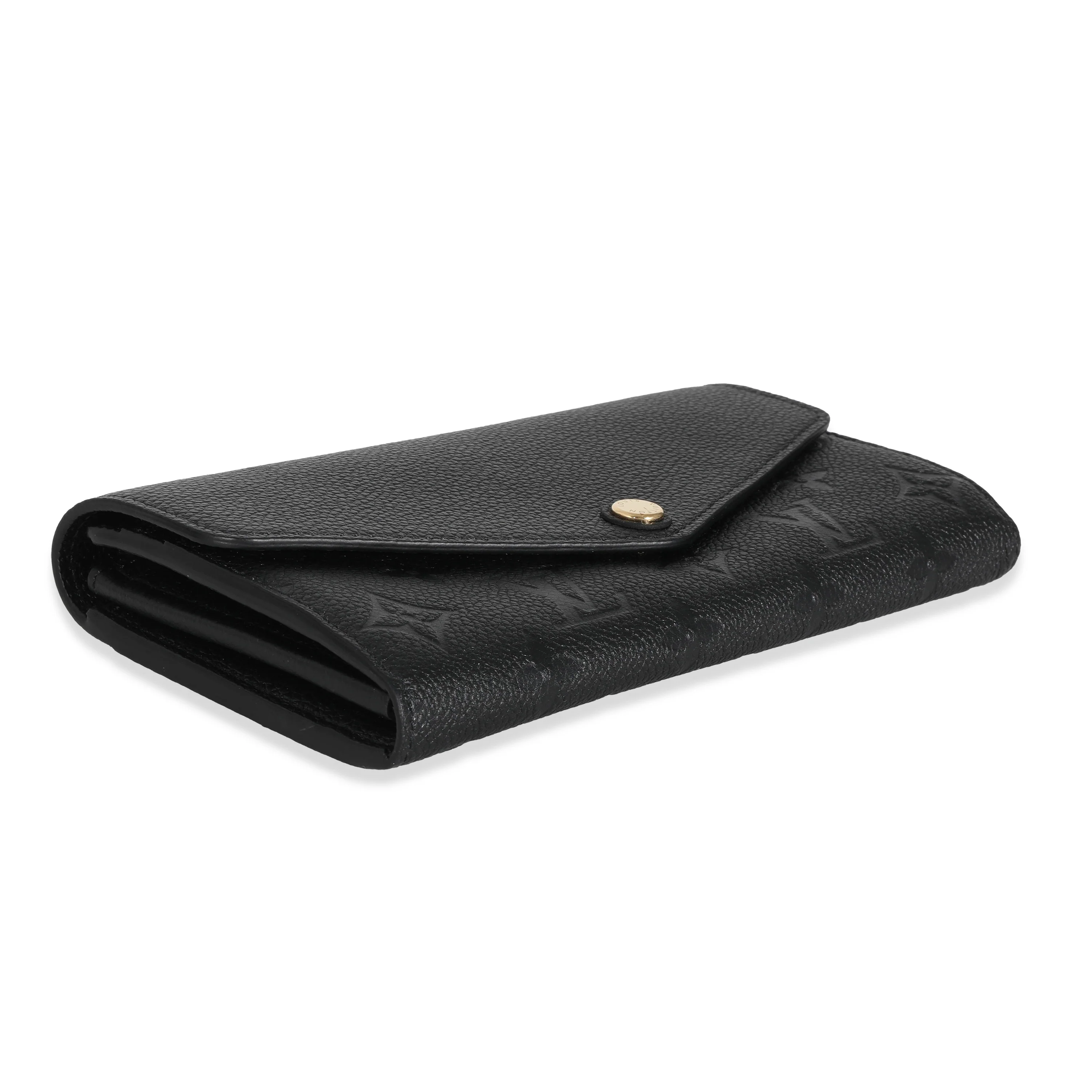Louis Vuitton Black Empreinte Sarah Wallet - Image 5