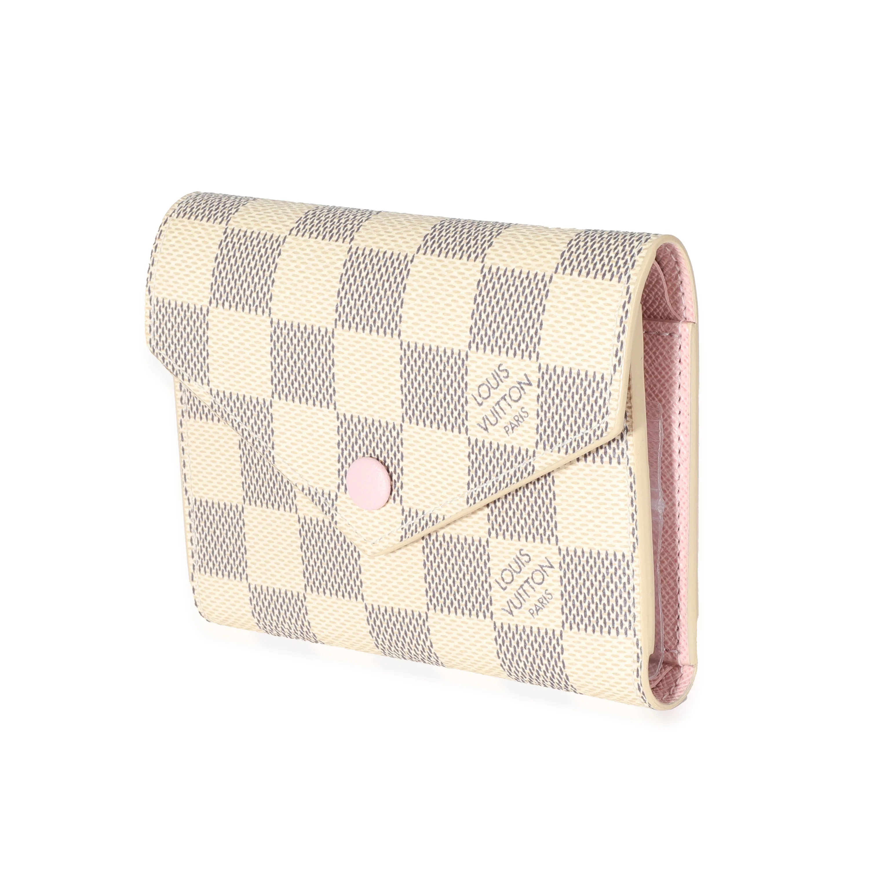 Louis Vuitton Damier Azur Canvas Victorine Wallet - Image 2