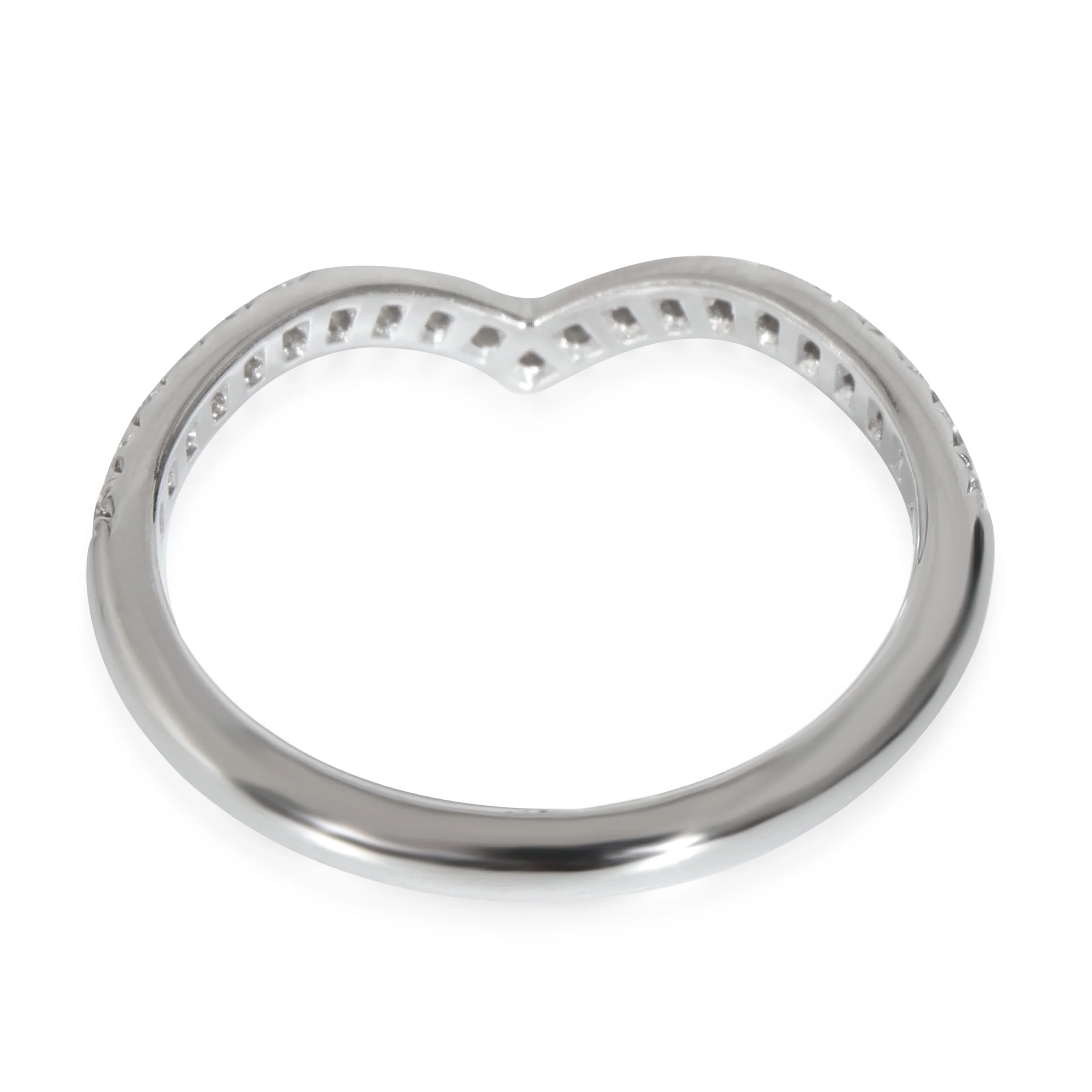 Tiffany & Co. Soleste Band in  Platinum 0.17 CTW - Image 4