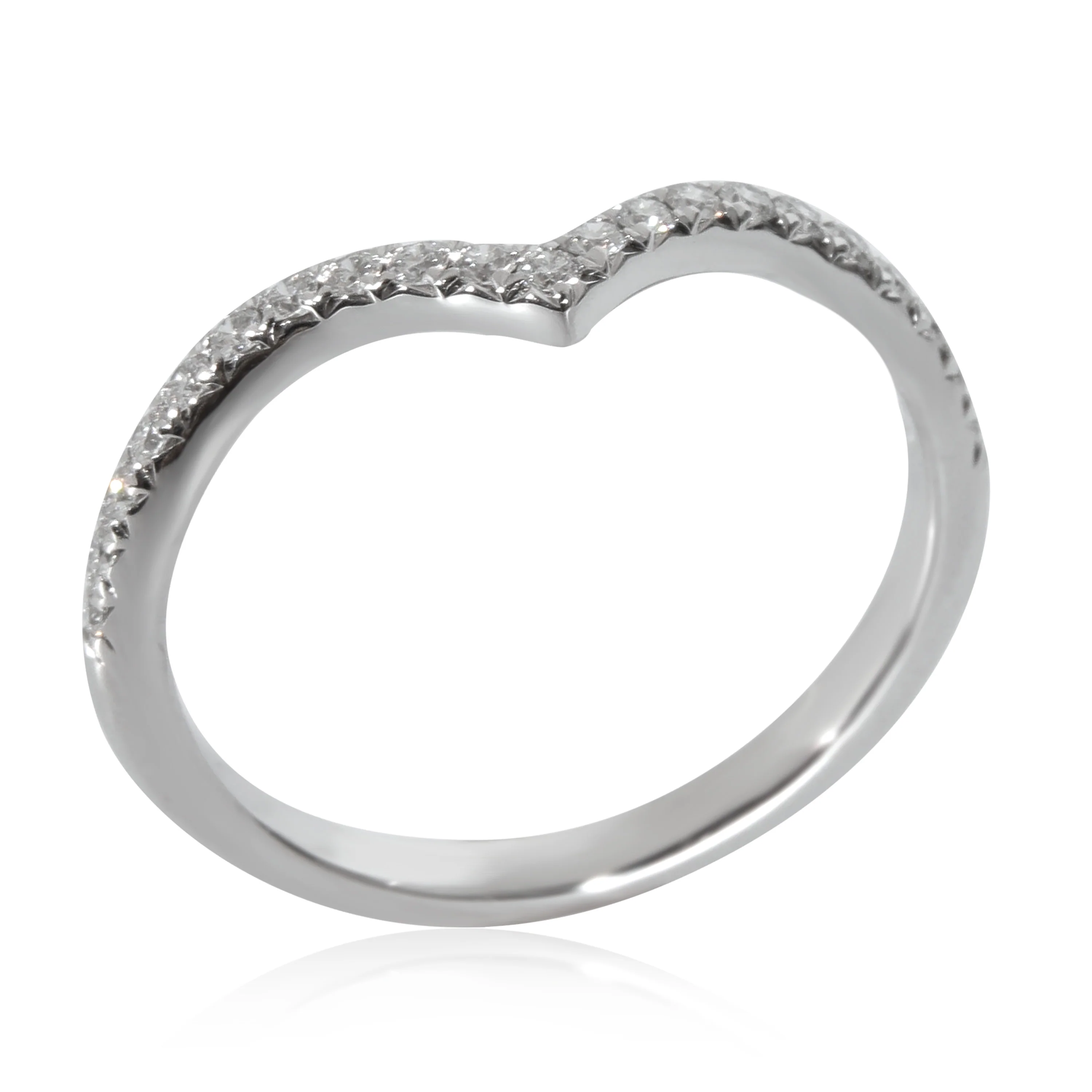 Tiffany & Co. Soleste Band in  Platinum 0.17 CTW - Image 5
