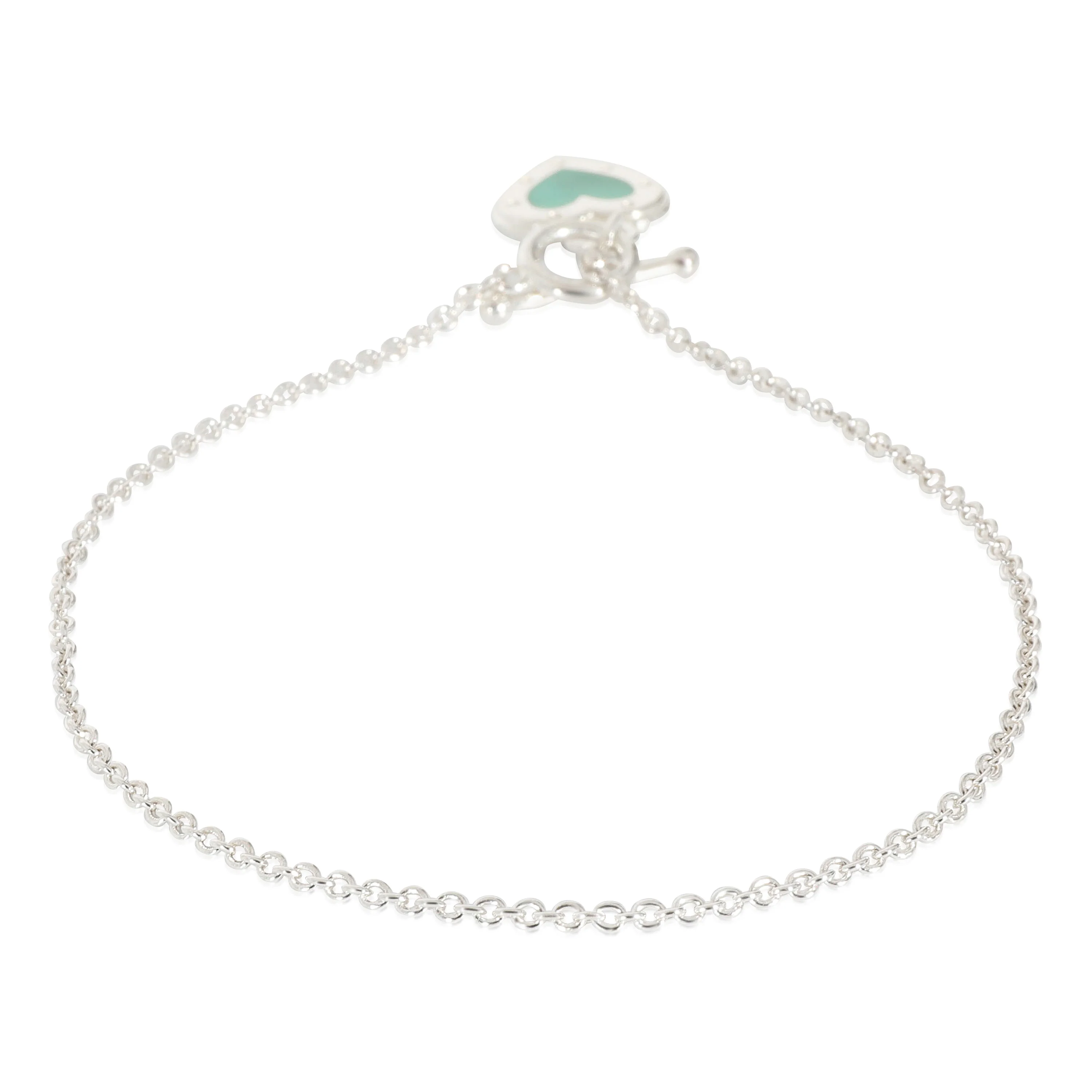 Tiffany & Co. Return To Tiffany Blue Enamel Bracelet in Sterling Silver - Image 2