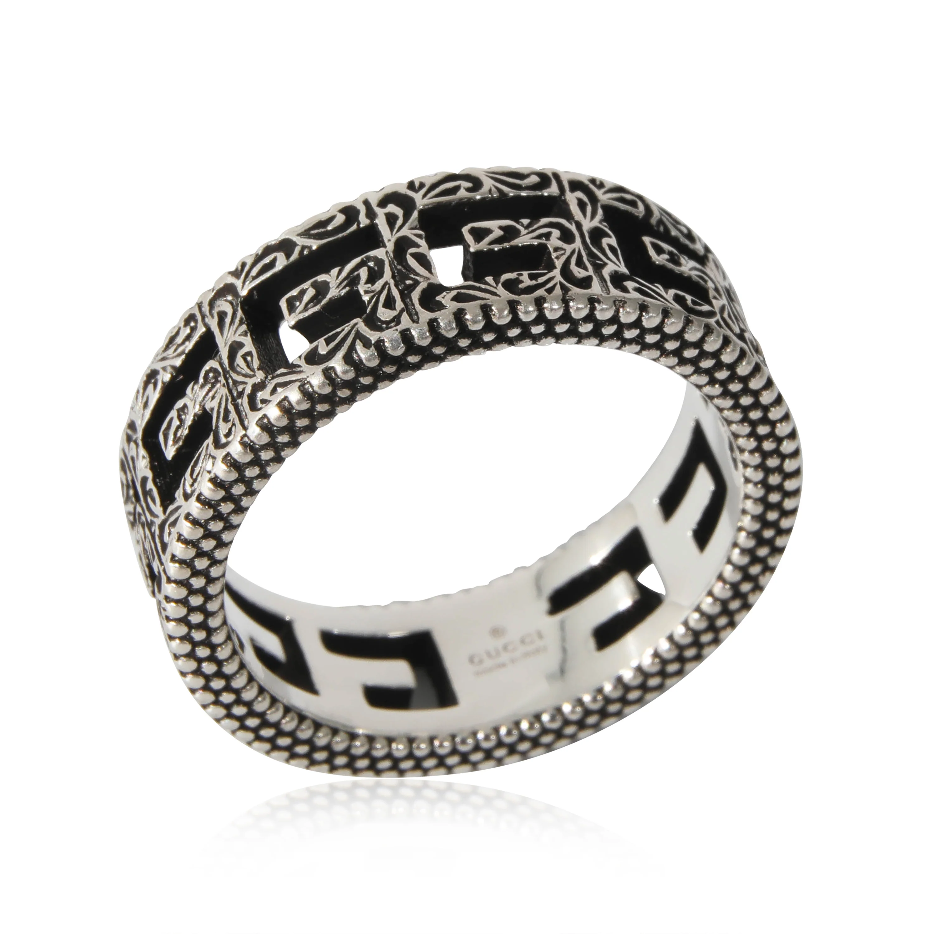 Gucci Square G Band Ring in Sterling Silver - Image 2
