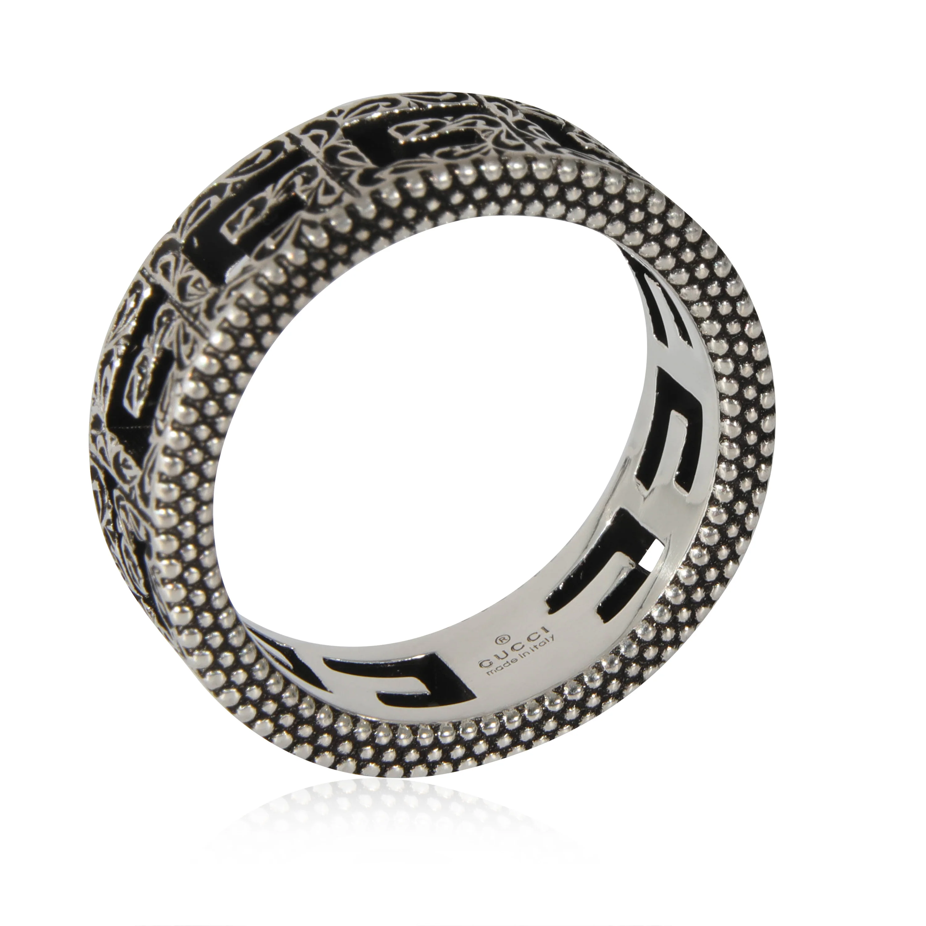 Gucci Square G Band Ring in Sterling Silver - Image 5