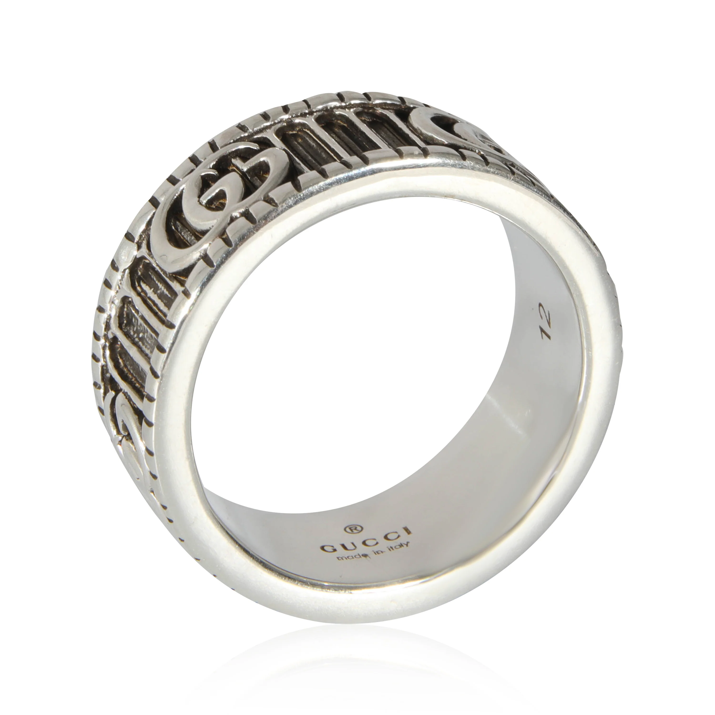 Gucci Double G RIng in  Sterling Silver - Image 4