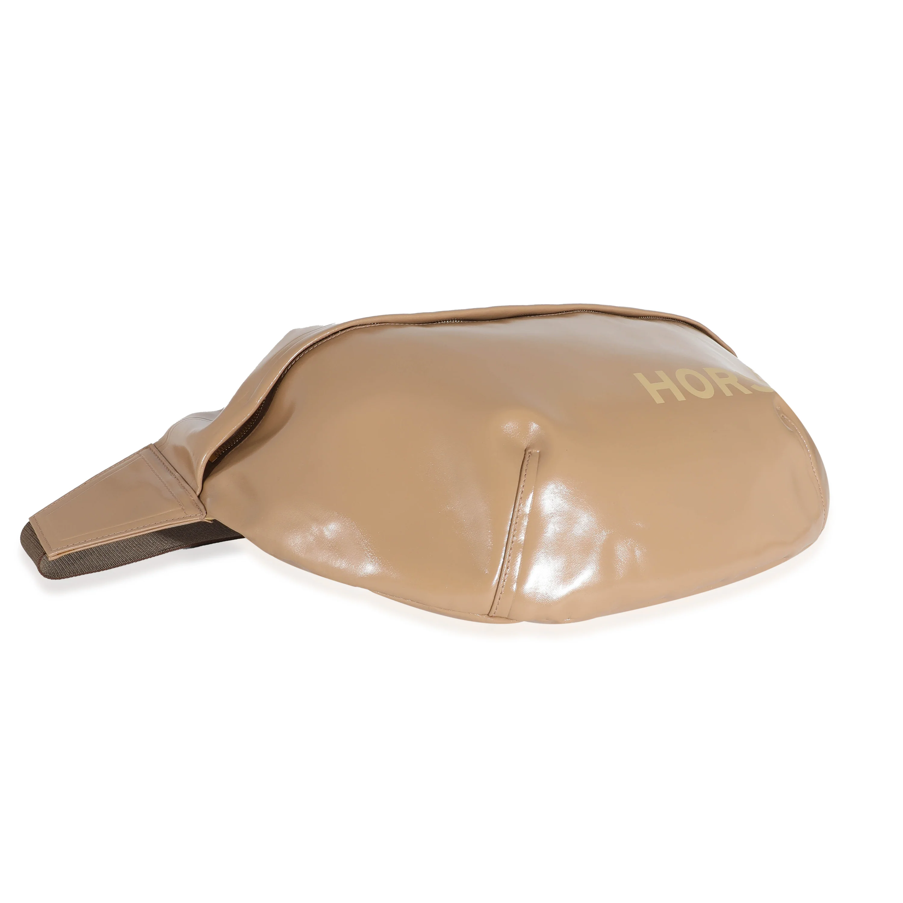 Burberry Beige Coated Canvas Horseferry Sonny XL Bum Bag - Image 5