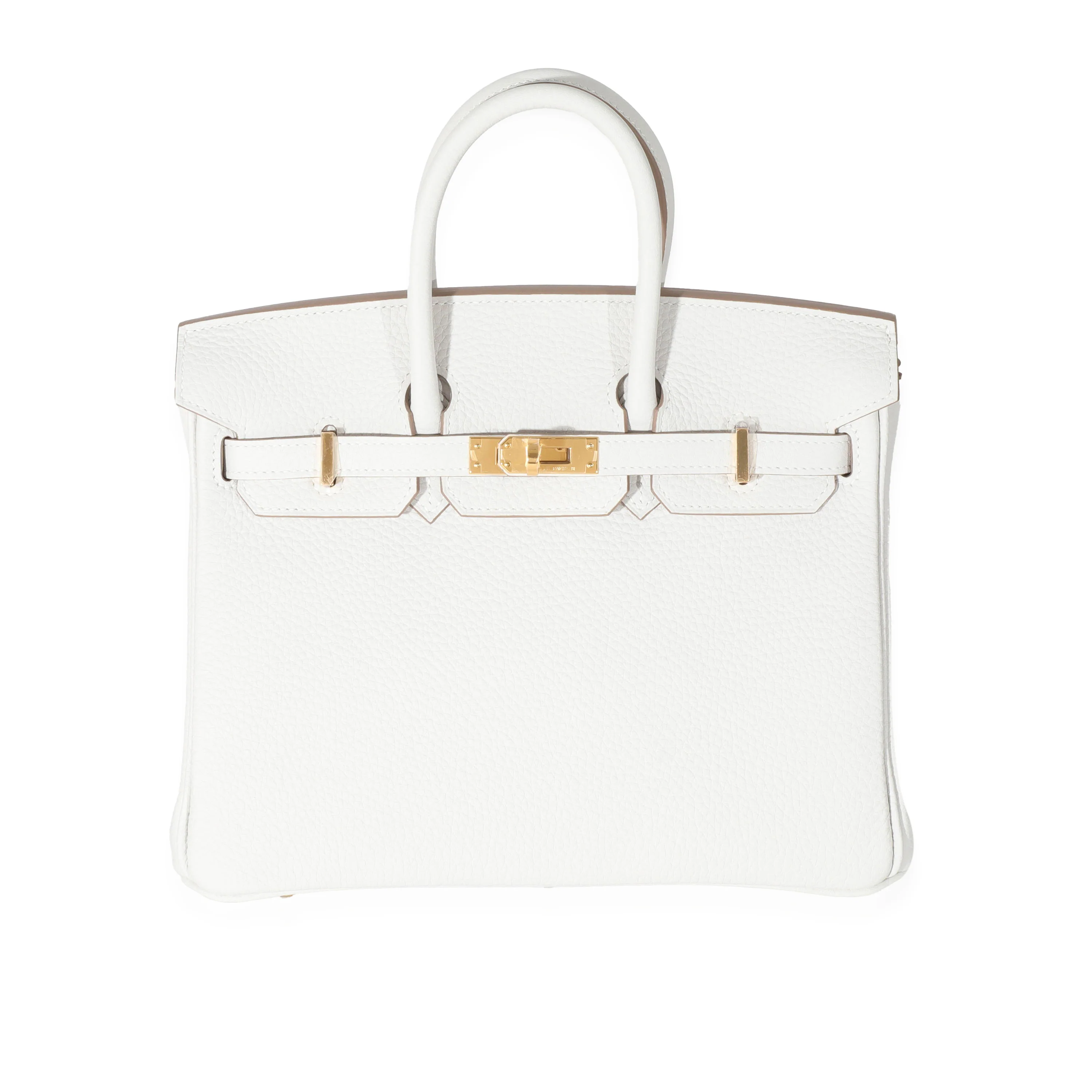 Hermès Togo Gris Pale Birkin 25 GHW